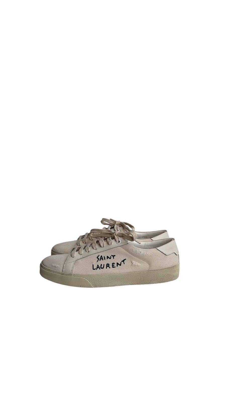 Saint Laurent Paris Saint Laurent Court Classic Sneakers Size US 7.5 / IT 37.5 - 4 Thumbnail