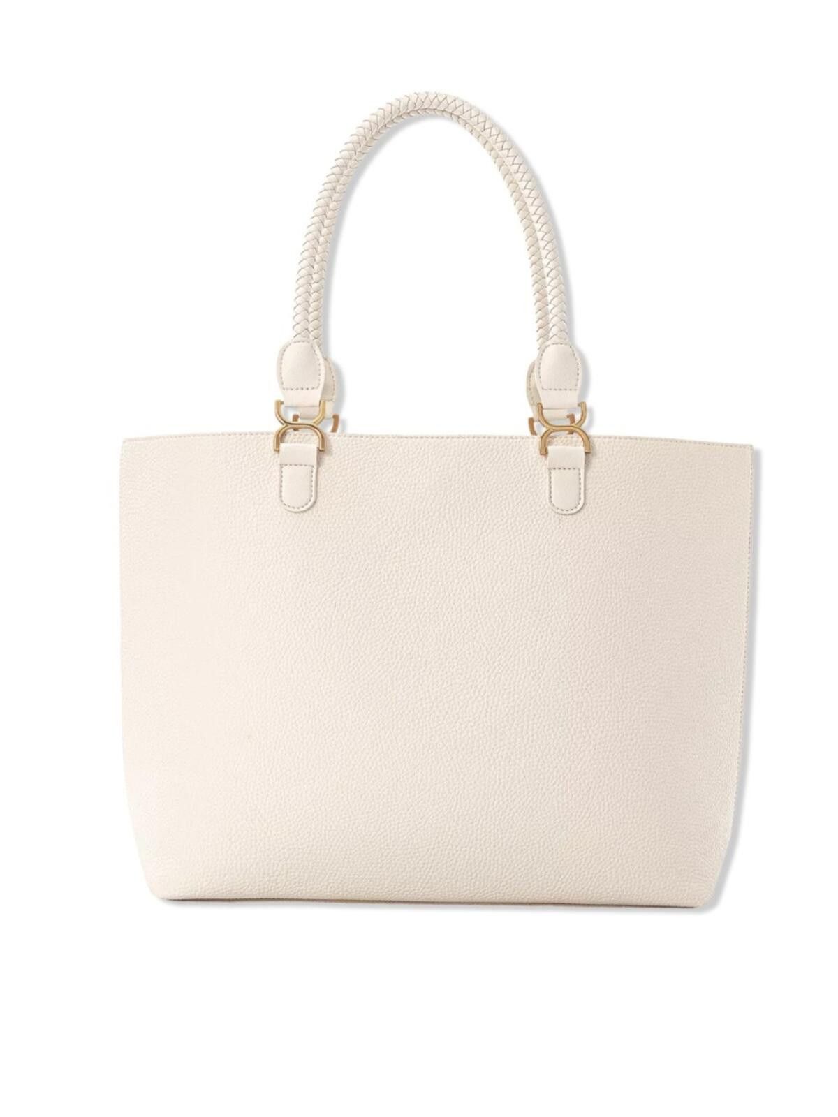 Other Ulta / Pebbled Minimal Work Tote Bag / Ivory Size ONE SIZE - 1 Thumbnail