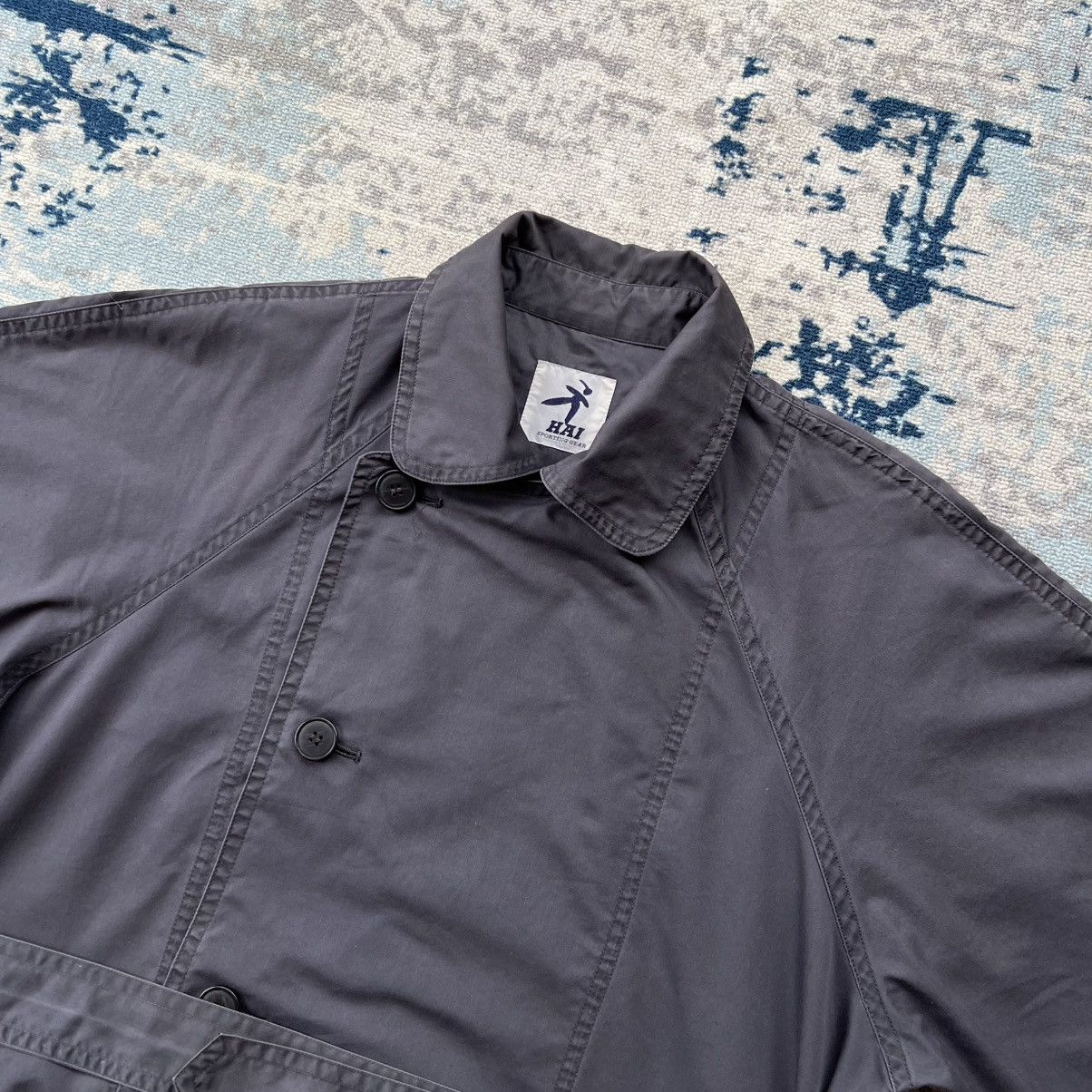 Hai Sporting Gear × Issey Miyake × Vintage Vintage Issey Miyake Hai Sporting Gear Blazzer Jacket Size US M / EU 48-50 / 2 - 6 Thumbnail