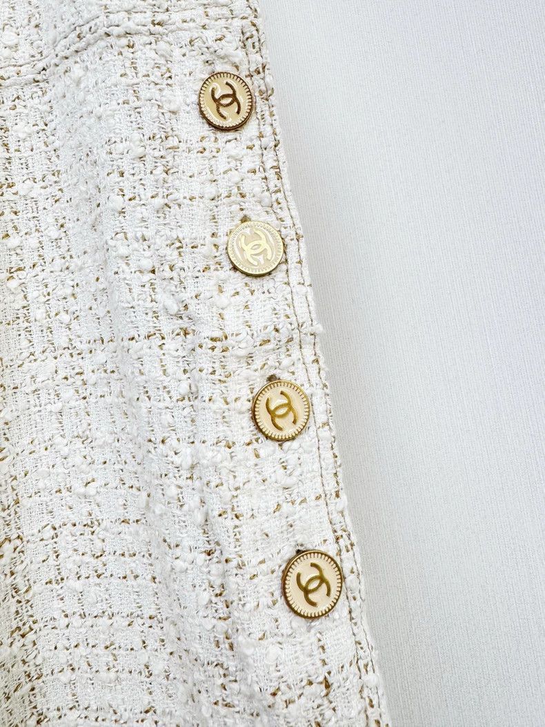 Chanel Chanel Woven Overalls for Women, Size 34 -2505 Size 33" - 3 Thumbnail
