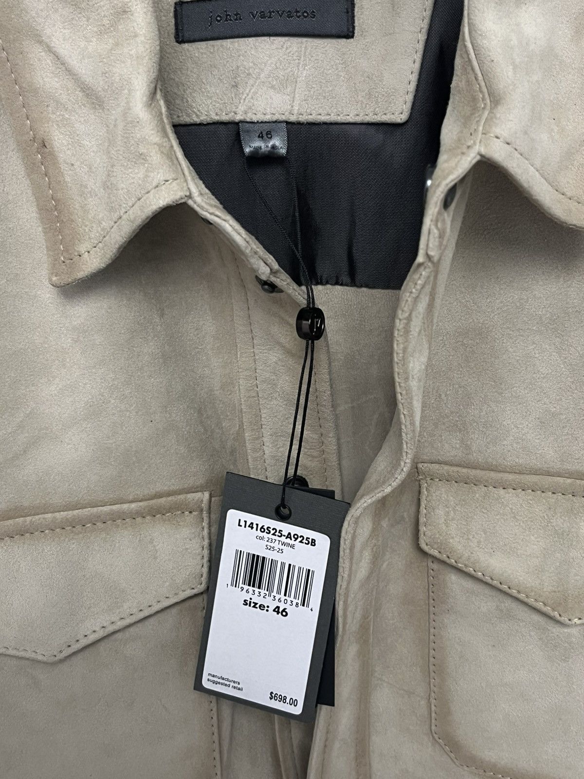John Varvatos Izzy shirt jacket. Size EU 44 USA 34 Size US S / EU 44-46 / 1 - 17 Thumbnail