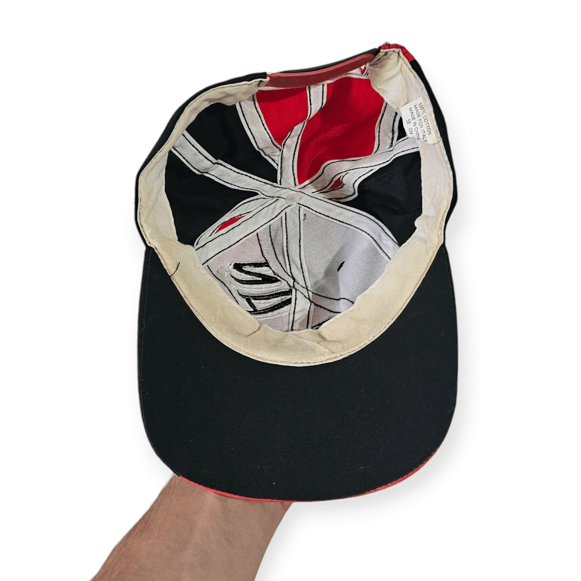 Vintage AC Milan Spell Out 90's Hat Size ONE SIZE - 5 Thumbnail