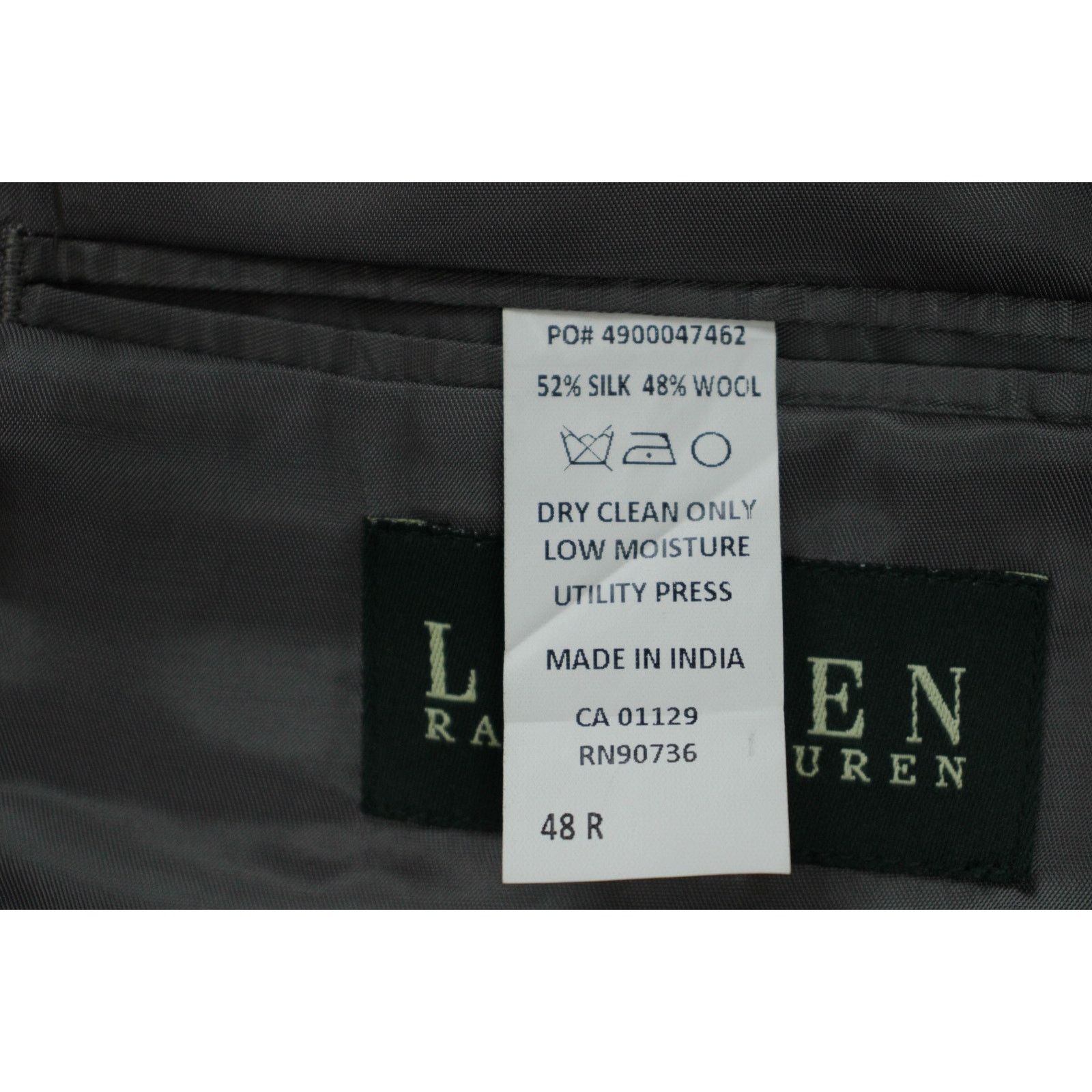 Lauren Ralph Lauren Lauren Ralph Lauren Blazer Men Size 48R Plaid Silk Wool Size 48R - 6 Thumbnail