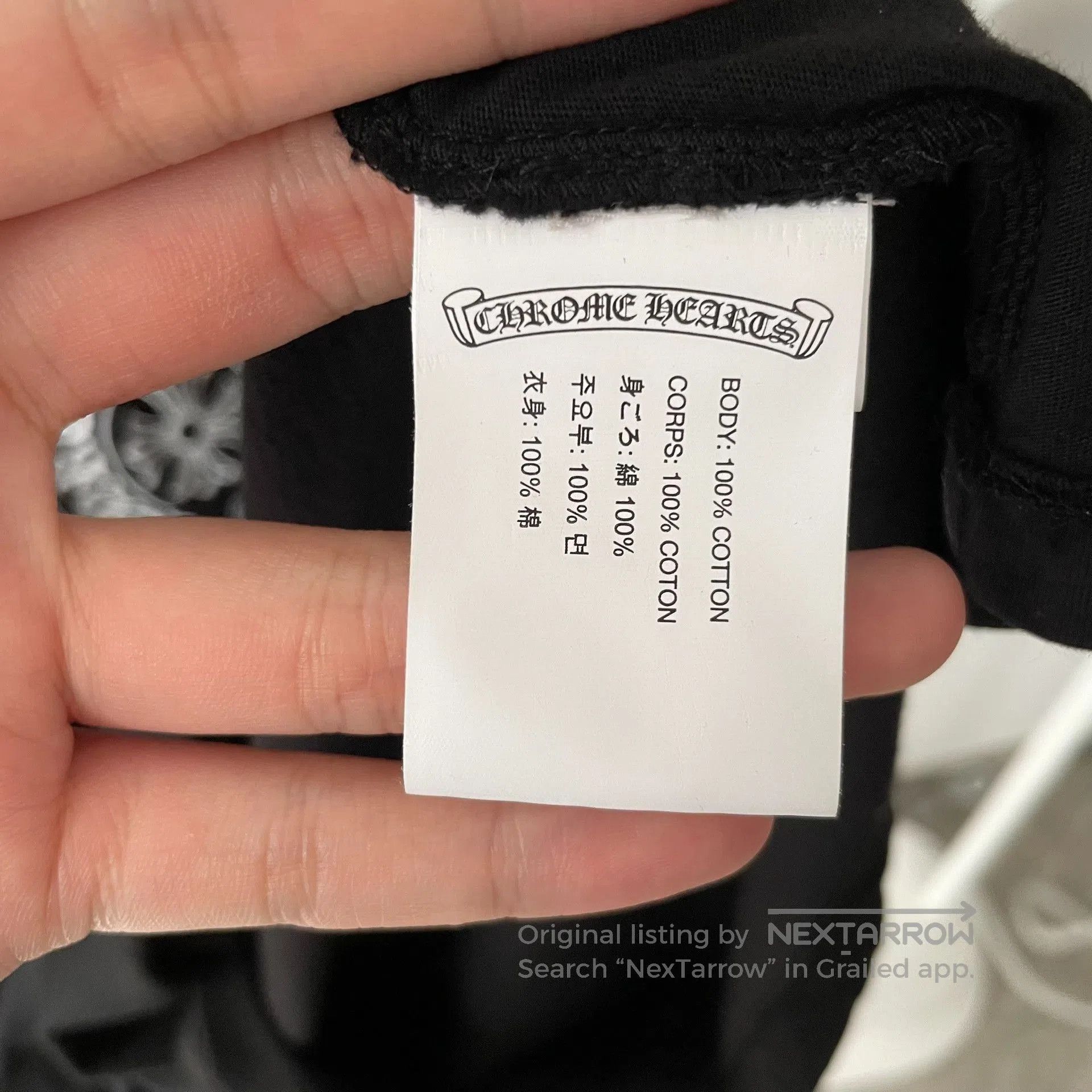 Chrome Hearts Chrome Hearts Mattyboy Horseshoe Cross Longsleeve. Size US XL / EU 56 / 4 - 7 Thumbnail