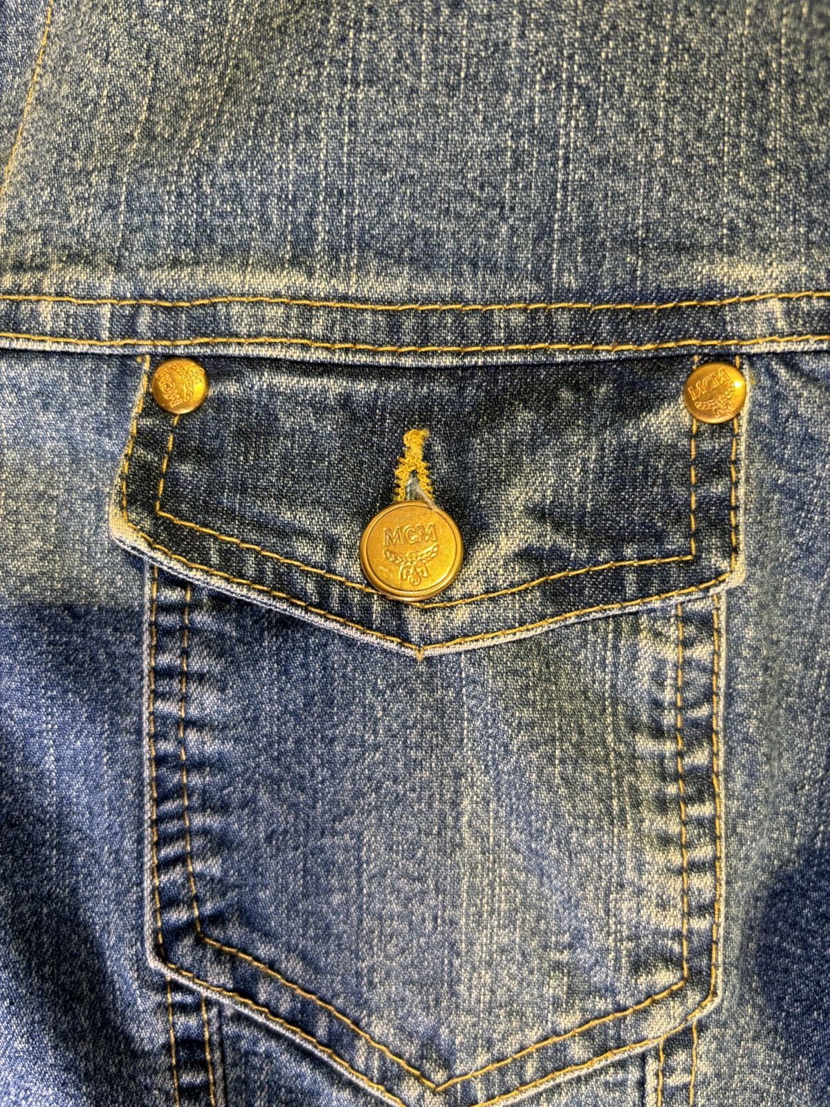 MCM MCM Damen Jeansjacke Size XS / US 0-2 / IT 36-38 - 10 Thumbnail