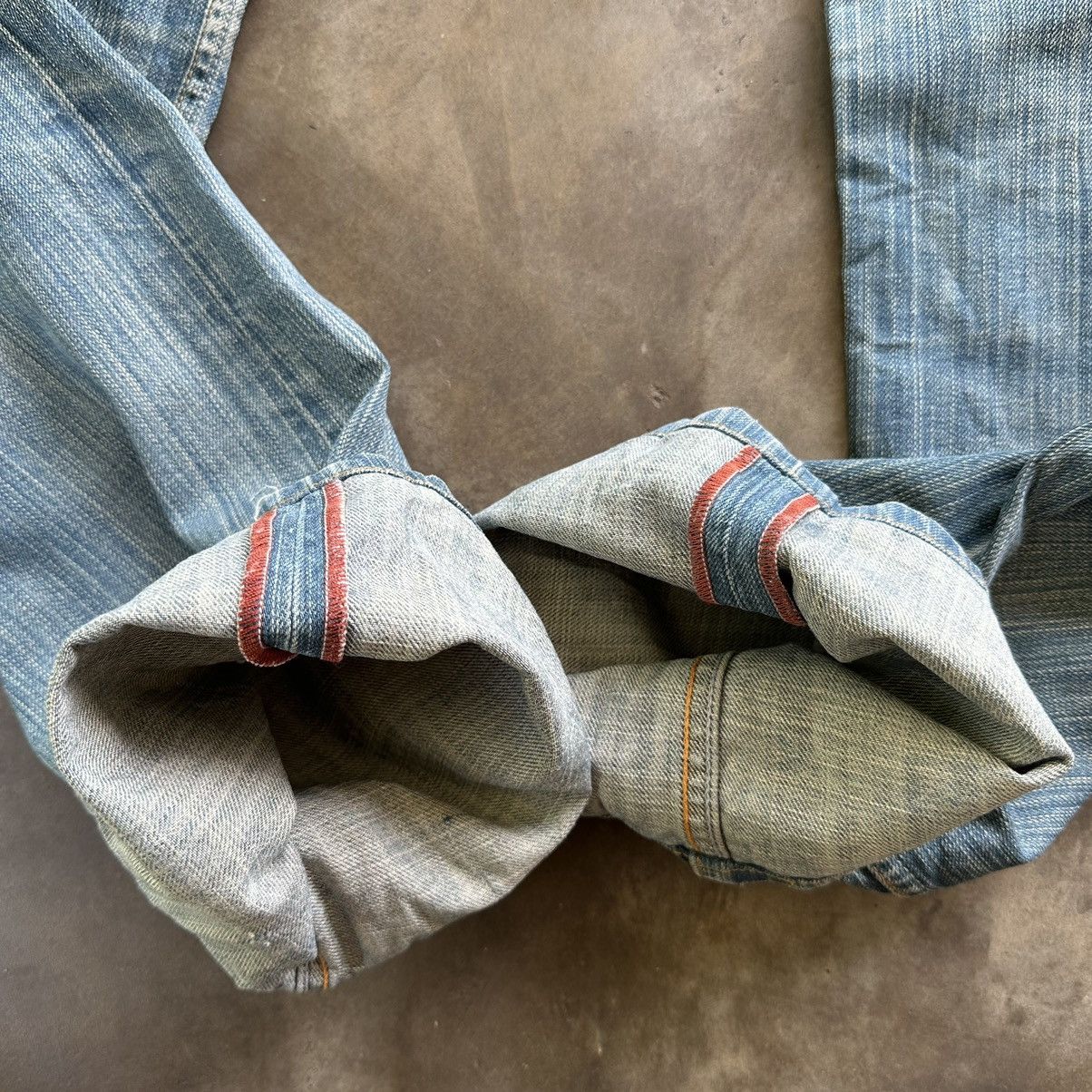 Japanese Brand W32 Vintage Banana Republic Redline Faded Denim Jean Pant Size US 32 / EU 48 - 16 Thumbnail