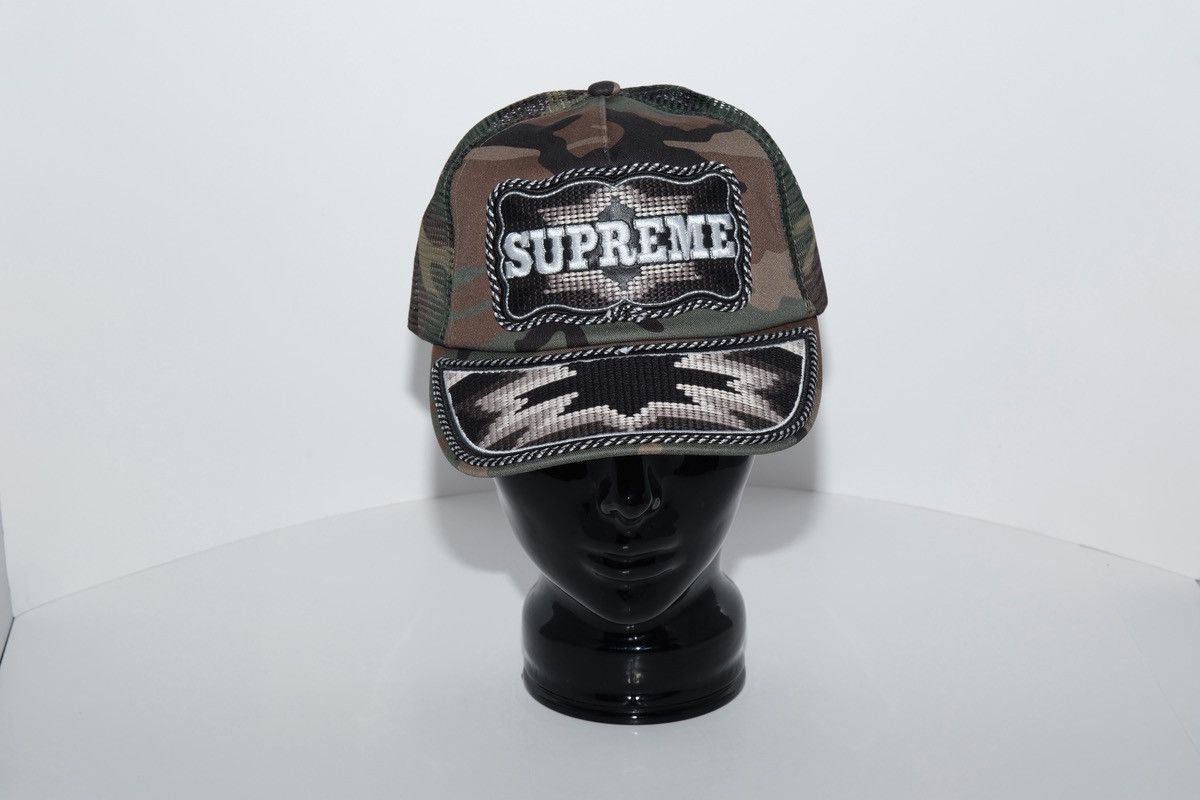 Supreme Supreme Western Embroidered Mesh Back 5-Panel Woodland 