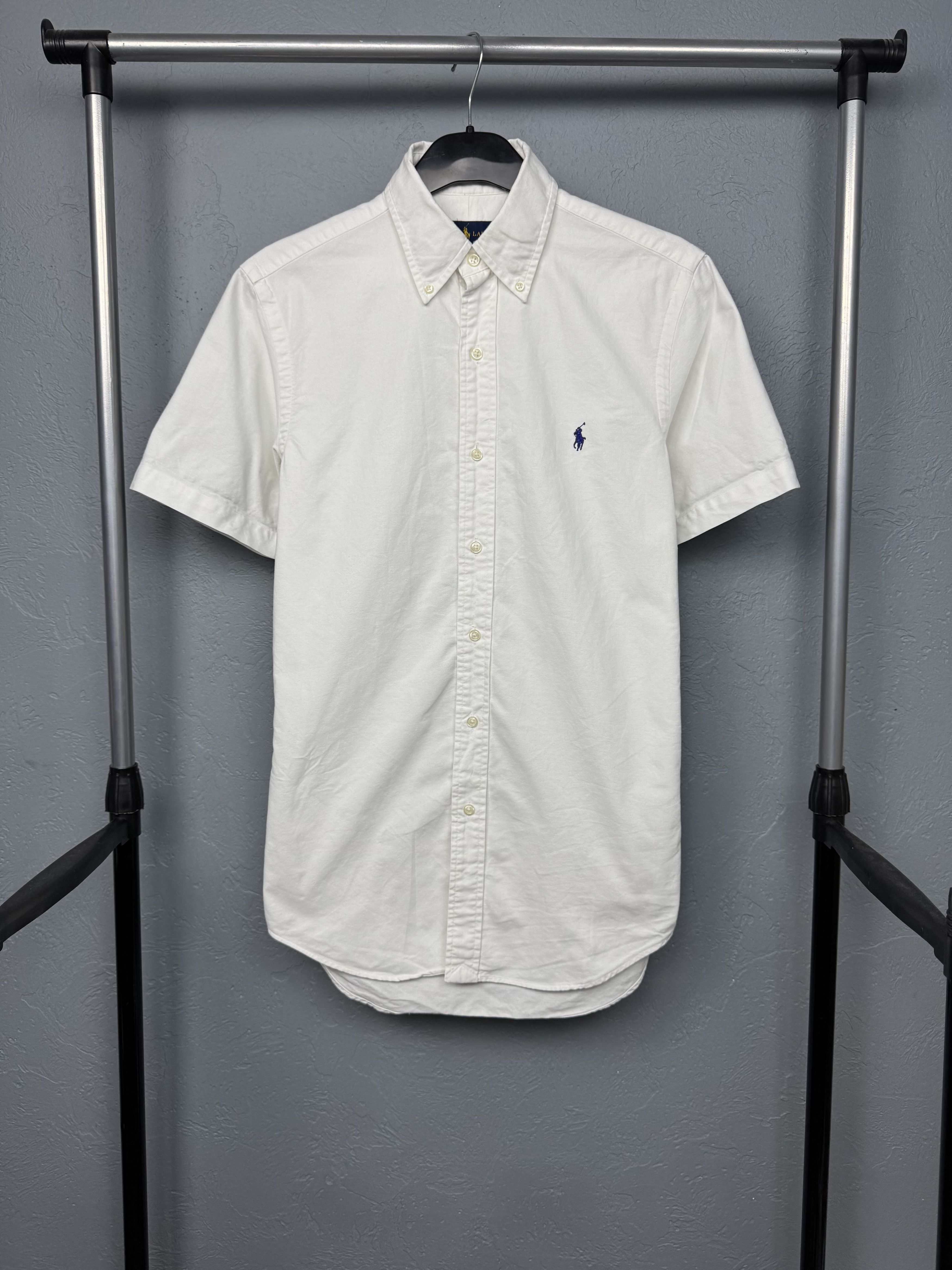 Polo Ralph Lauren Polo Ralph Lauren Mens White Short Sleeve Shirt Size US XS / EU 42 / 0 - 1 Thumbnail