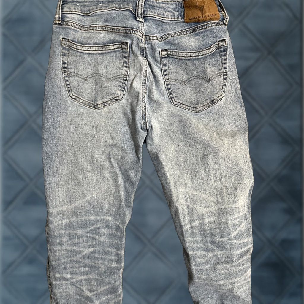 American Eagle Outfitters American Eagle Outfitters Jeans Men 29x32 Blue Cotton Denim Skinny Size US 29 - 1 Thumbnail
