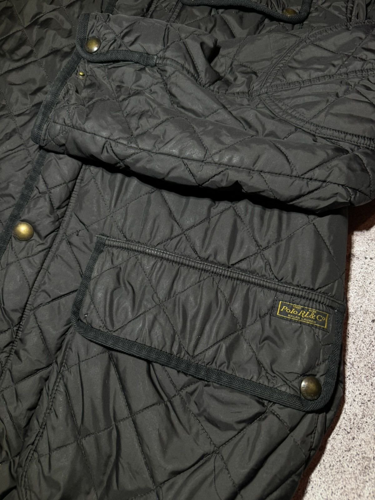 Polo Ralph Lauren × Ralph Lauren × Vintage Polo Ralph Lauren Vntg Jacket Quilted Hunting Shooting Coat Size US XXL / EU 58 / 5 - 9 Thumbnail