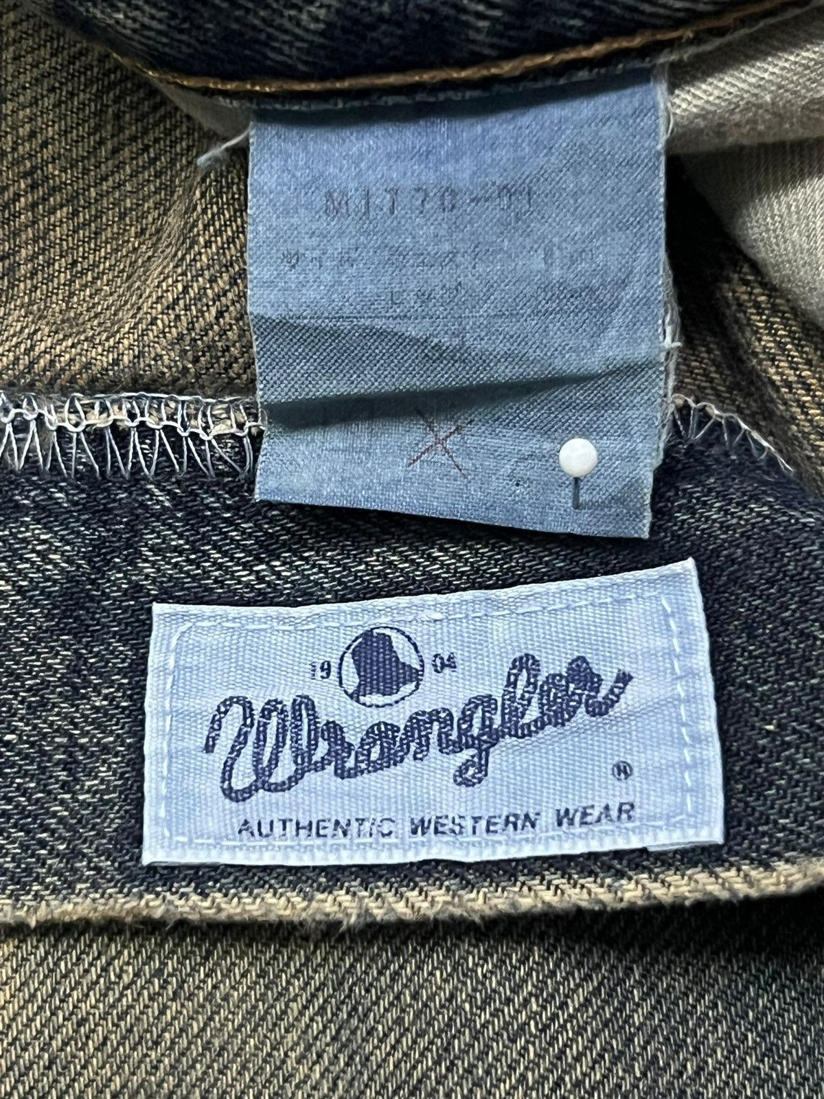 Wrangler Bootcut Vintage 90s Wrangler Blue Bell USA - Faded Mud Wash Size US 32 / EU 48 - 12 Thumbnail