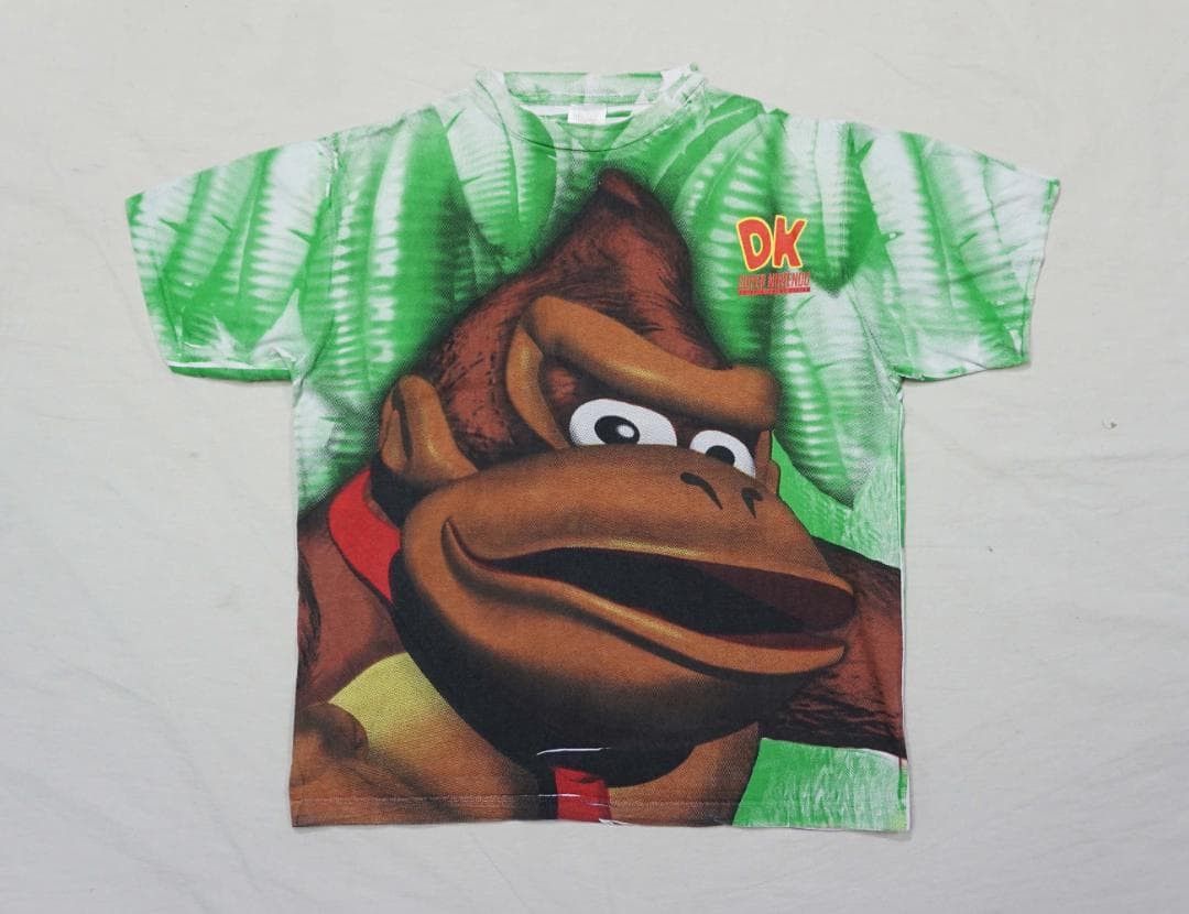 Vintage 90's USA製 Nintendo Donkey Kong Tシャツ ゲーム Size US XXS / EU 40 - 1 Thumbnail