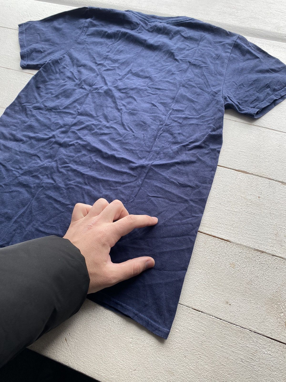 Band Tees × Vintage 🔥00s Oasis Band Blue Mens Shirt Size US S / EU 44-46 / 1 - 11 Thumbnail