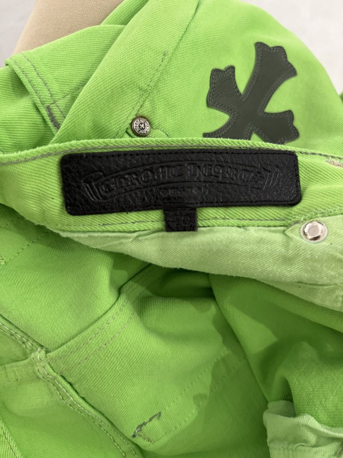 Chrome Hearts Chrome Hearts Sex Record Slime Green Levis Sz.40 Size US 40 / EU 56 - 13 Thumbnail