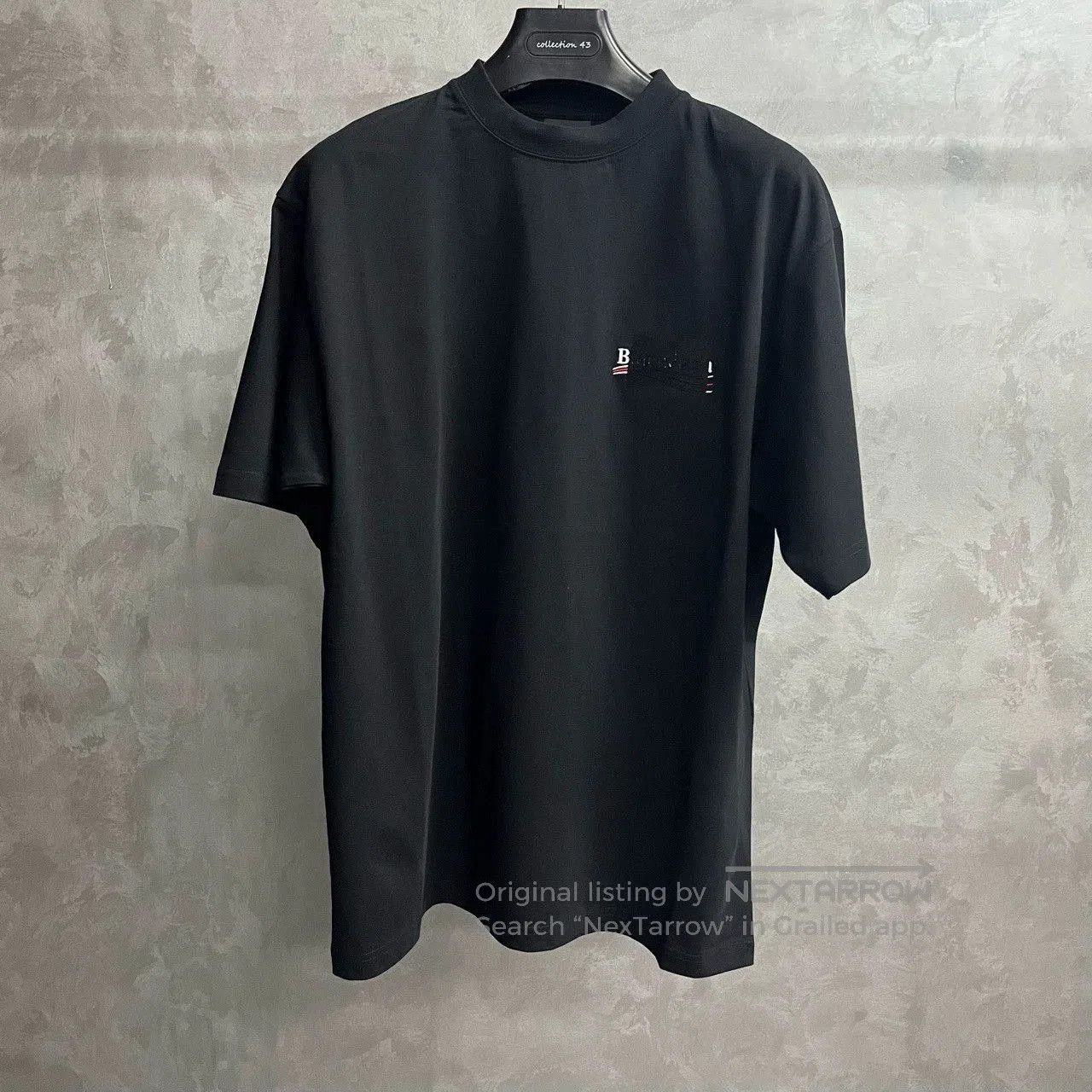 Balenciaga Balenciaga Black Logo Print Short Sleeve T-Shirt. Size US S / EU 44-46 / 1 - 1 Thumbnail