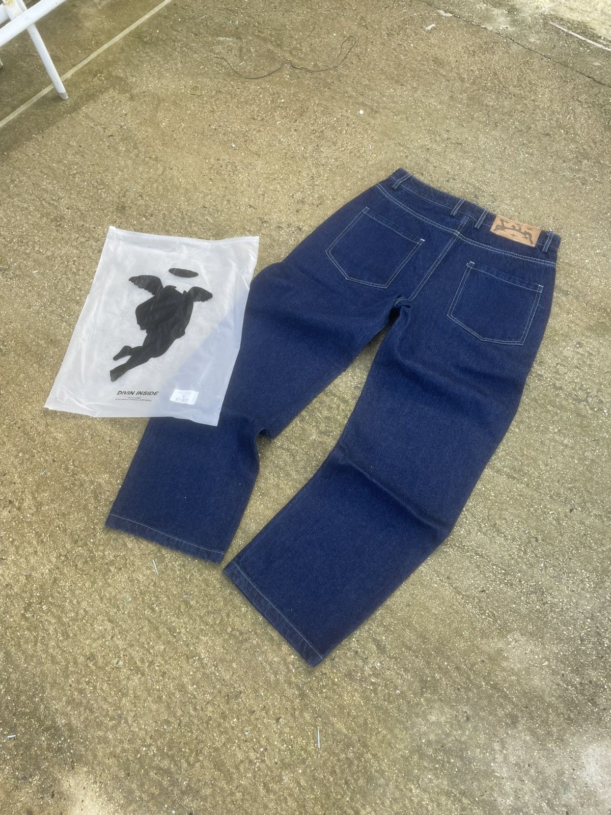 Other Dyvin by dyvin Jean Bleu Brut Taille S - Neuf - Coupe large Size US 28 / EU 44 - 2 Thumbnail