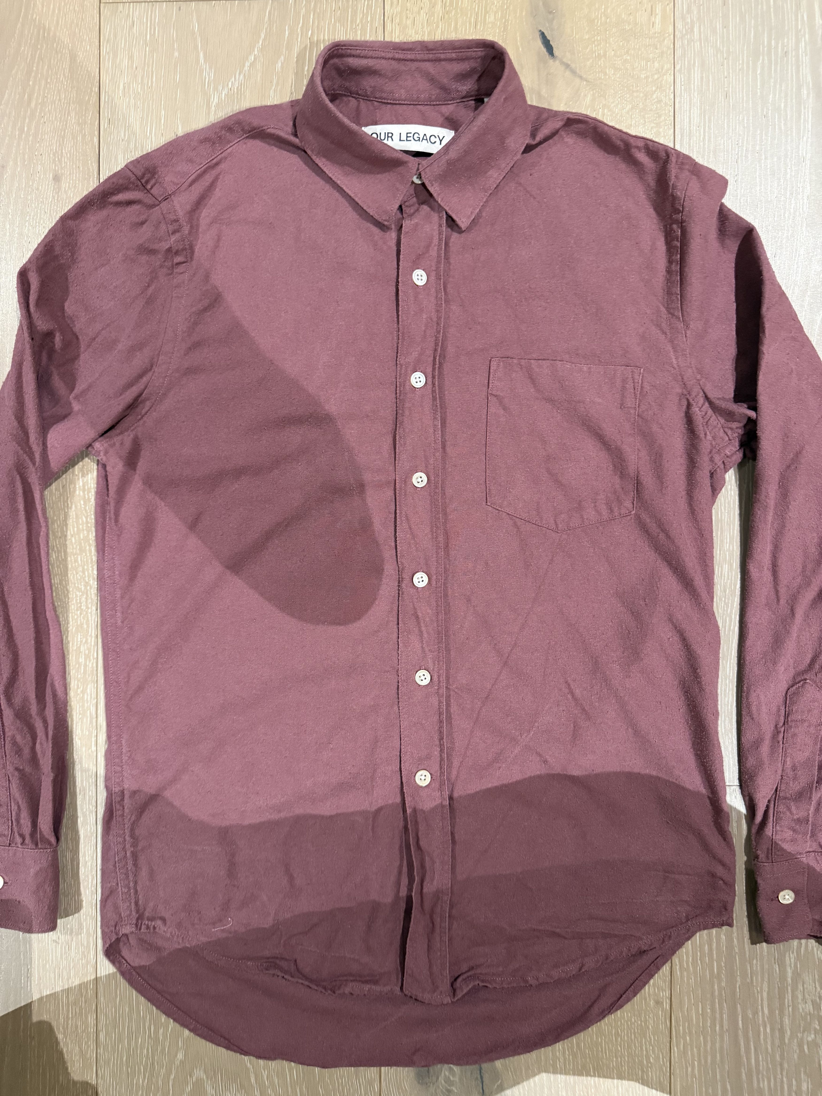 Our Legacy 💚 2022 Our Legacy Silk Noil Classic Shirt Hawthorn Size 44 Size US S / EU 44-46 / 1 - 7 Thumbnail