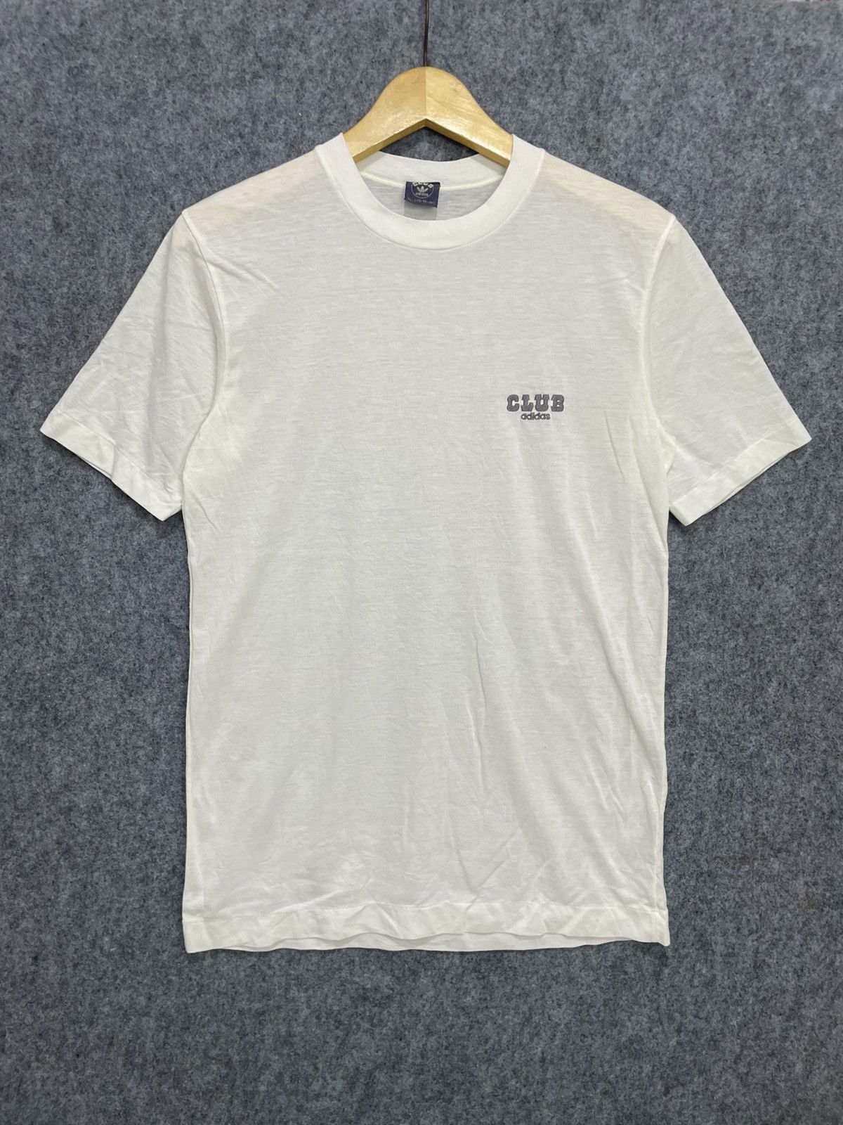 Adidas Vintage 80s Adidas T-Shirt Thin Size US S / EU 44-46 / 1 - 1 Thumbnail