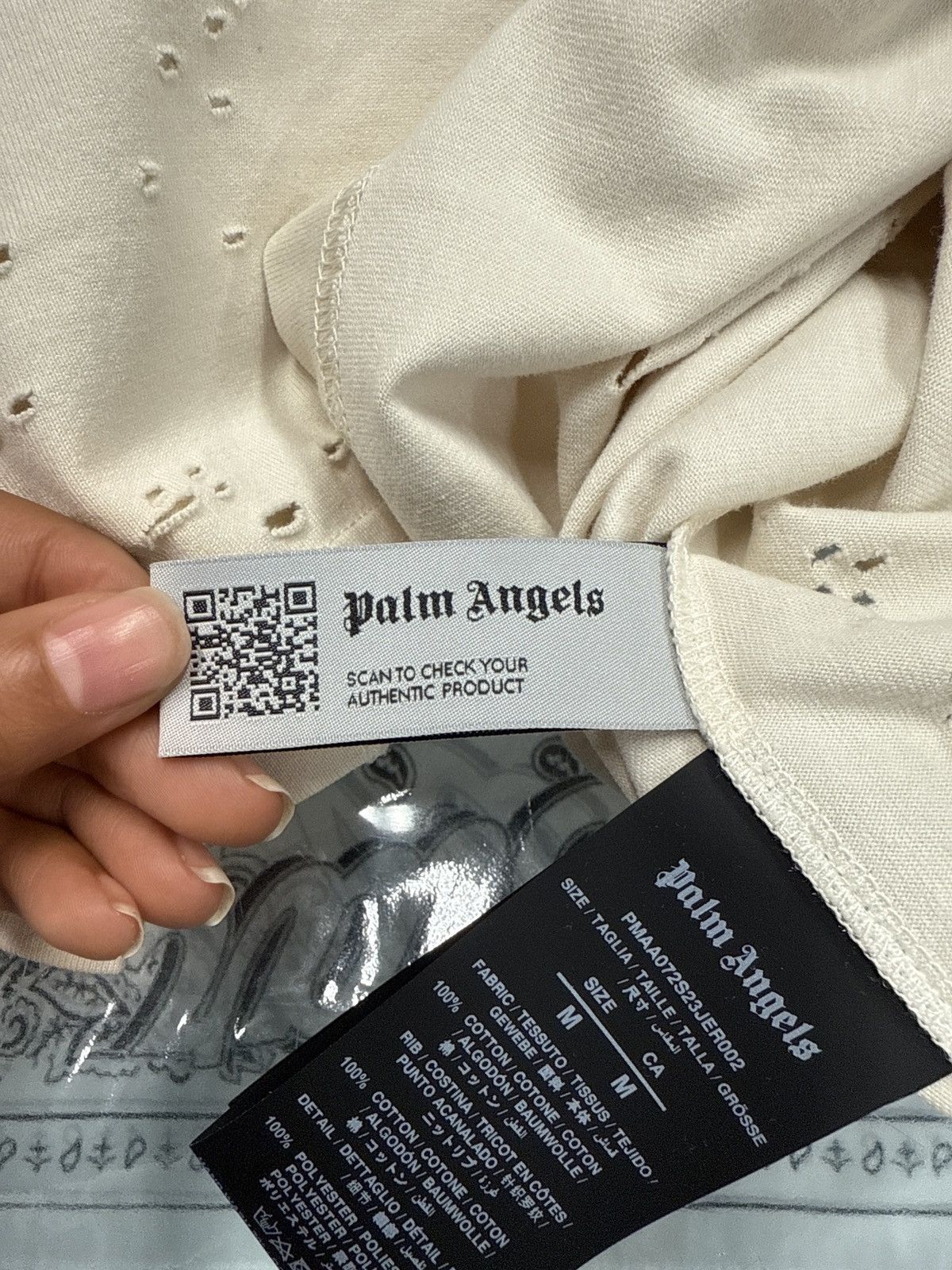 Palm Angels Palm Sign T-shirt Size US M / EU 48-50 / 2 - 6 Thumbnail