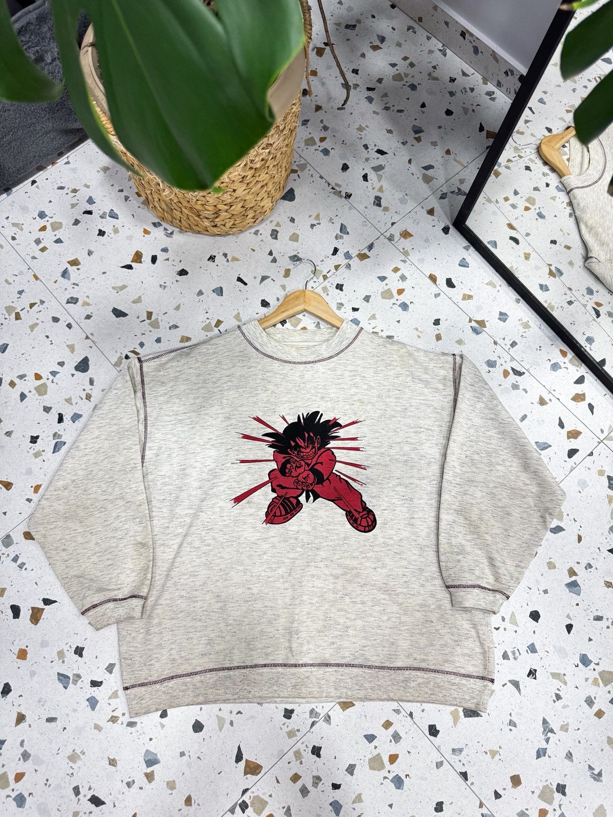 Vintage Dragon Ball Bad Mad Goku vintage sweatshirt size M Size US M / EU 48-50 / 2 - 2 Thumbnail