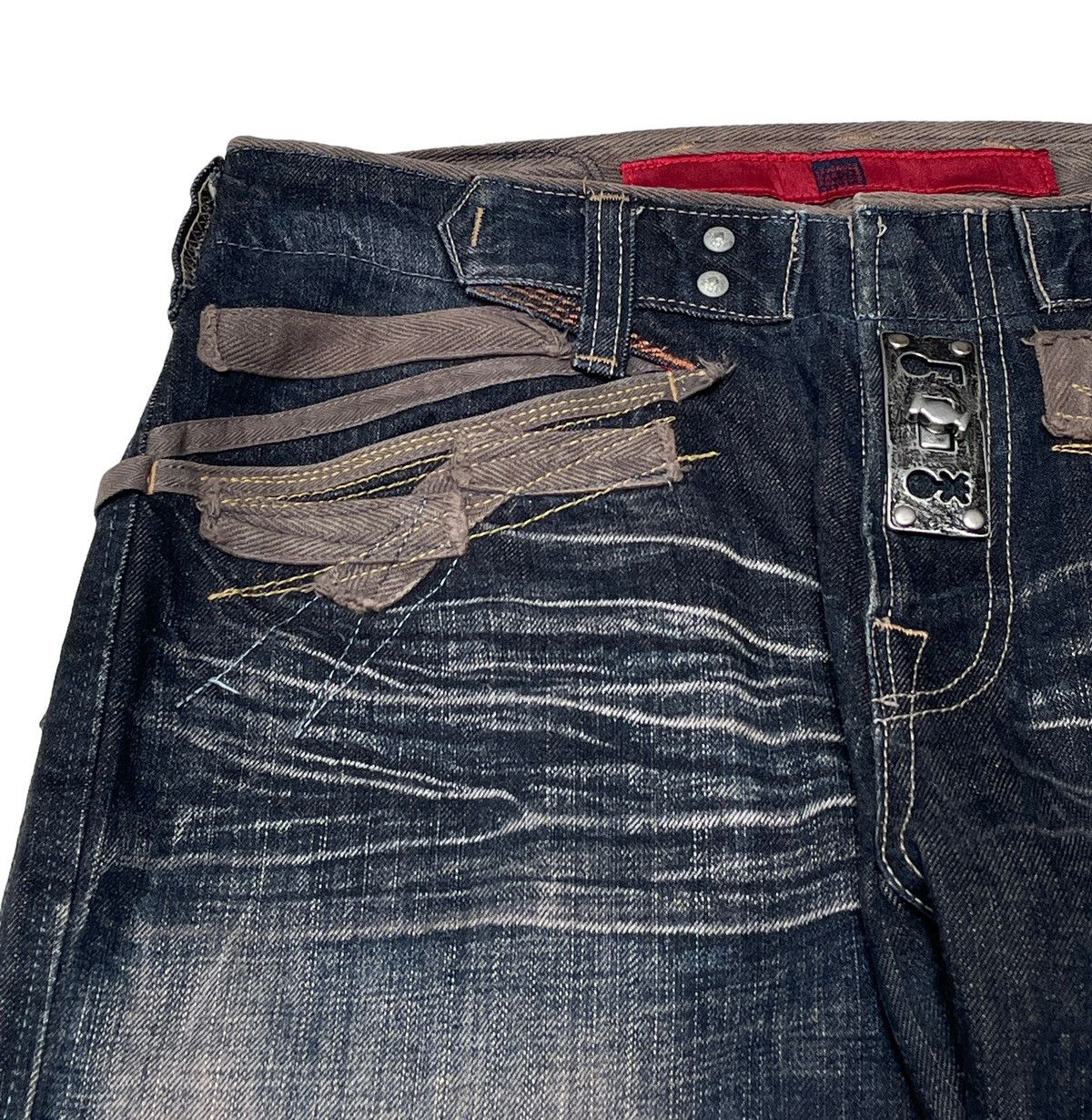 Marithe + Francois Girbaud Vintage Brand Marithe Francois Girbaud Tactical Jeans 1990s Size US 31 - 4 Thumbnail