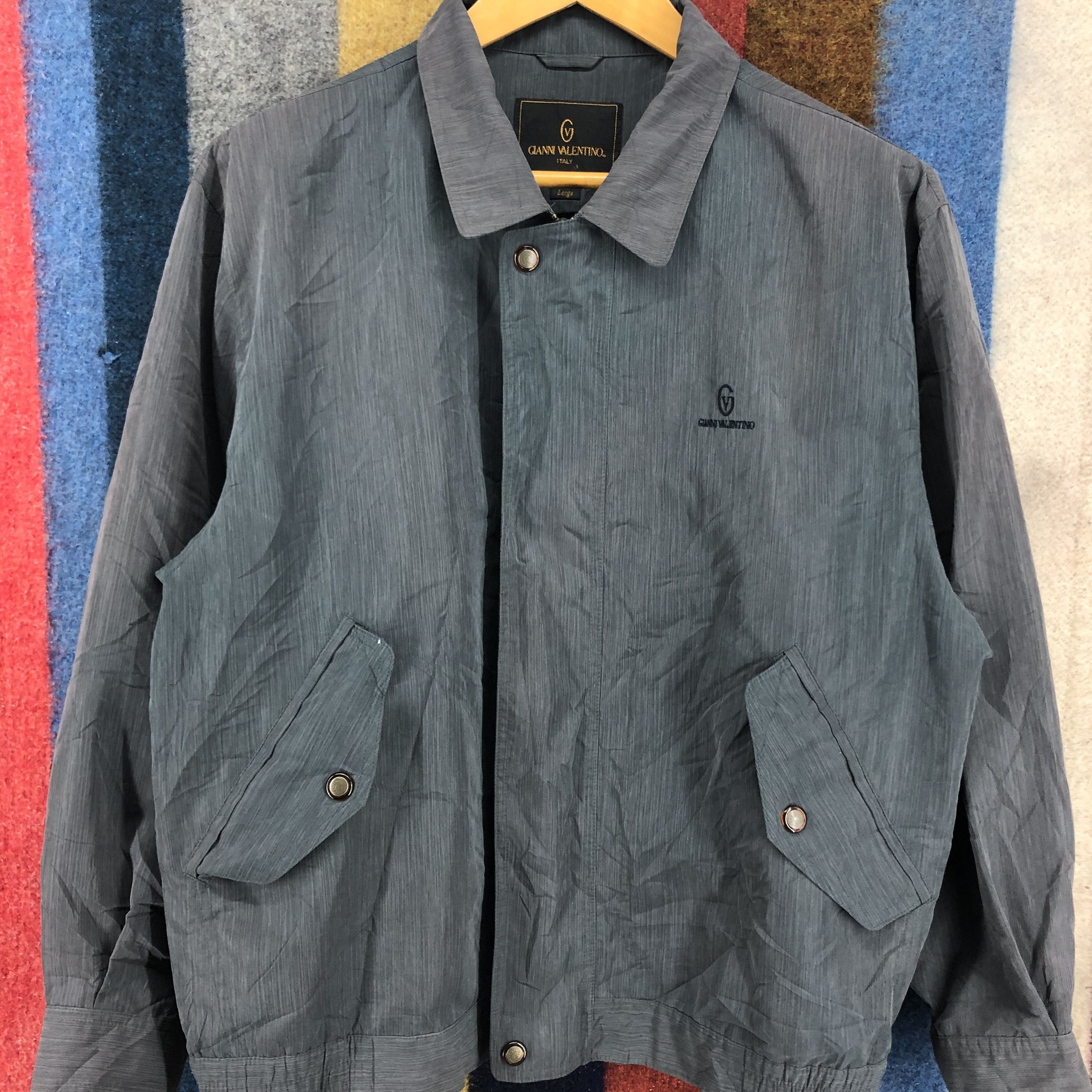 Gianni Valentino GIANNI VALENTINO ITALY Zipper Jacket #0480/T Size US L / EU 52-54 / 3 - 2 Thumbnail