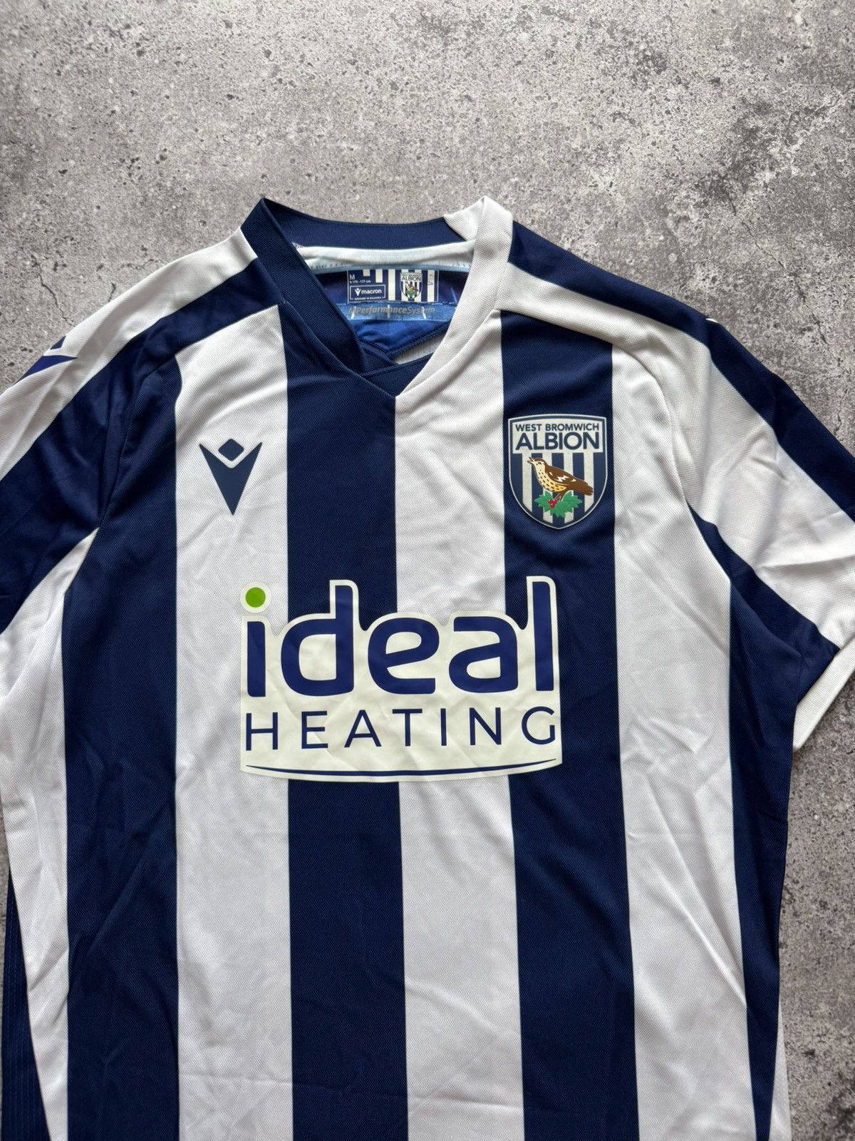 Macron 🔥MACRON WEST BROMWICH 2025-26 HOME SOCCER JERSEY SHIRT Size US M / EU 48-50 / 2 - 2 Thumbnail