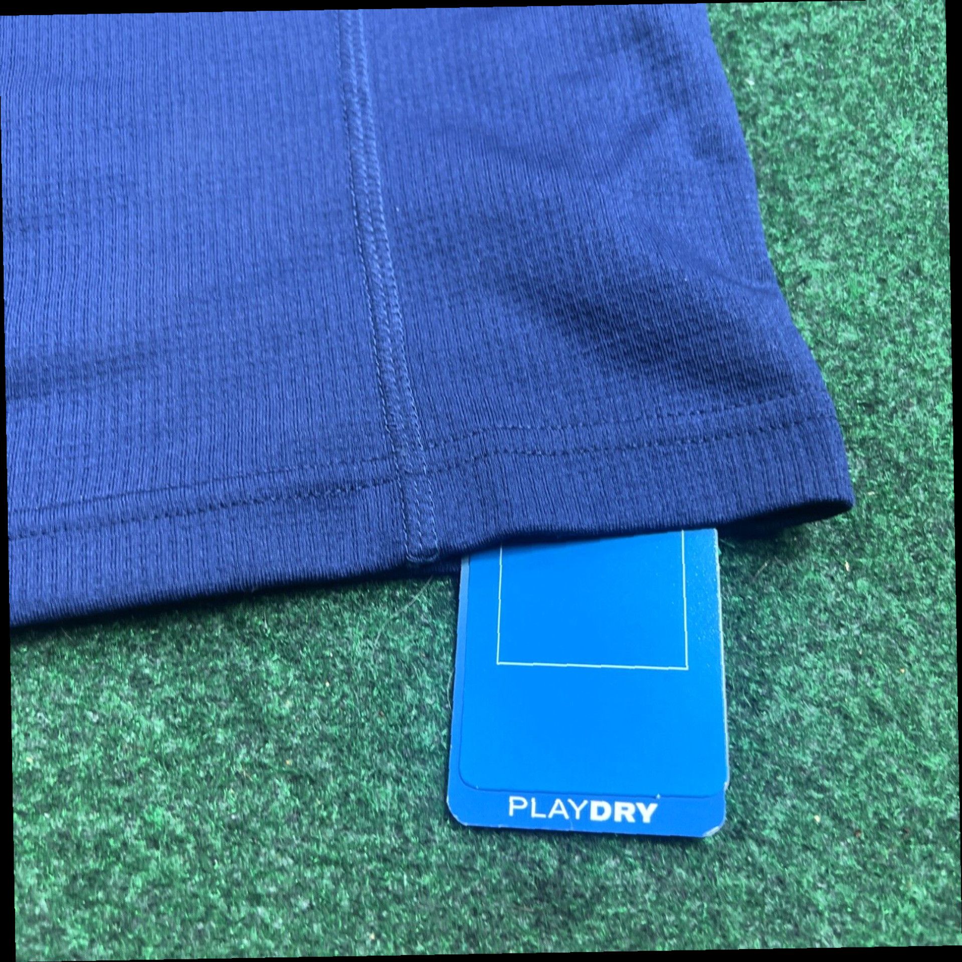 Reebok REEBOK Golf ― Mens Medium― PLAY DRY Navy Blue/Gray Polo Golf Shirt NWT ― Size US M / EU 48-50 / 2 - 2 Thumbnail