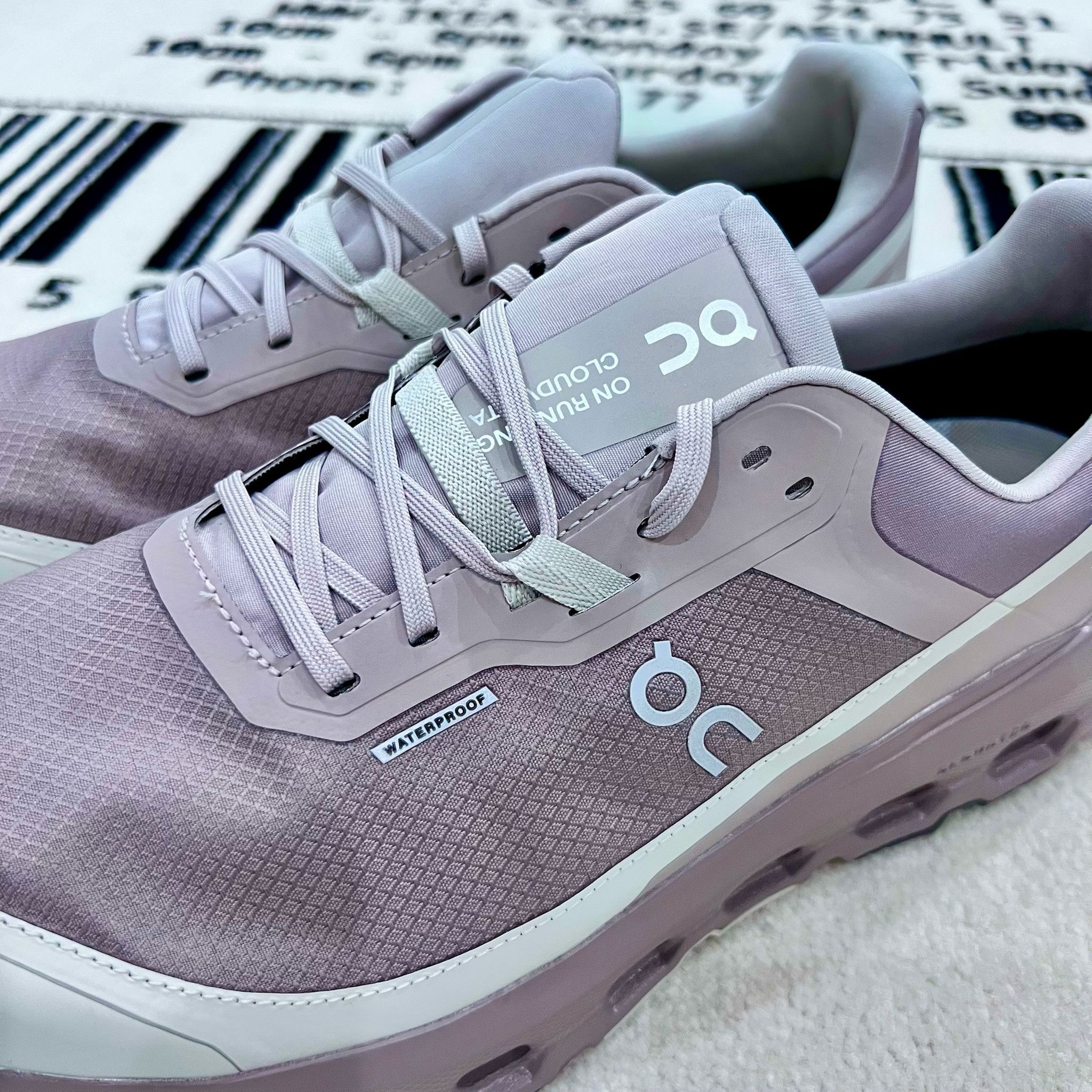 On Men's On Cloudvista 2 Waterproof Shoes - Fog | Cinder Size US 9 / EU 42 - 3 Thumbnail