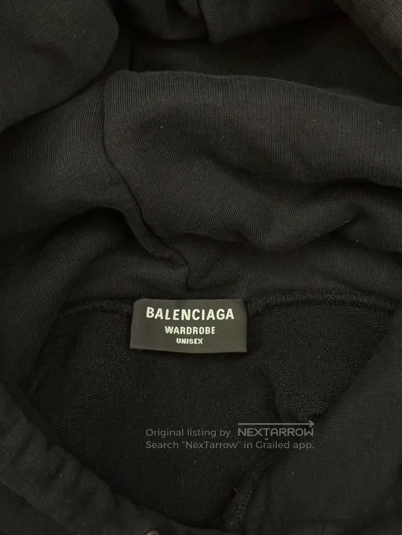 Balenciaga Balenciaga Hooded Sweatshirt Coke Logo Black M Size Size US M / EU 48-50 / 2 - 5 Thumbnail