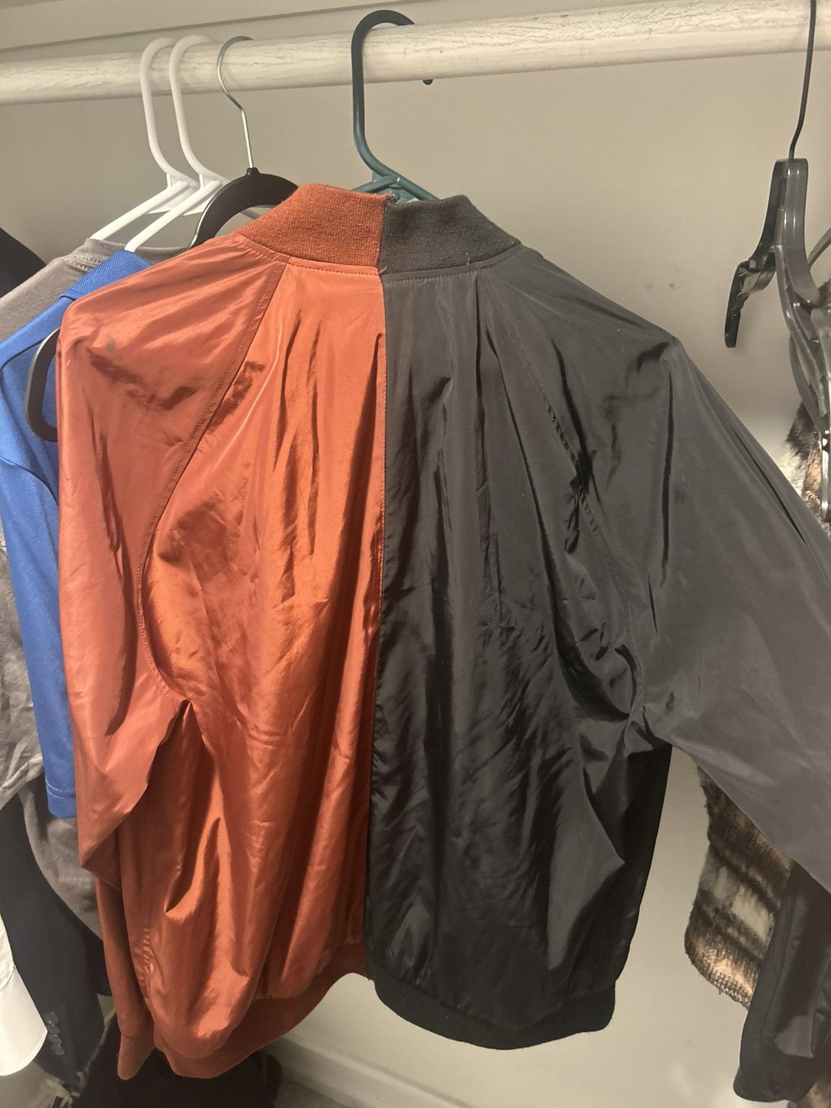 Levi's Levi’s Two-Tone Bomber Jacket (Black/Burgundy) – Size M Size US M / EU 48-50 / 2 - 6 Thumbnail