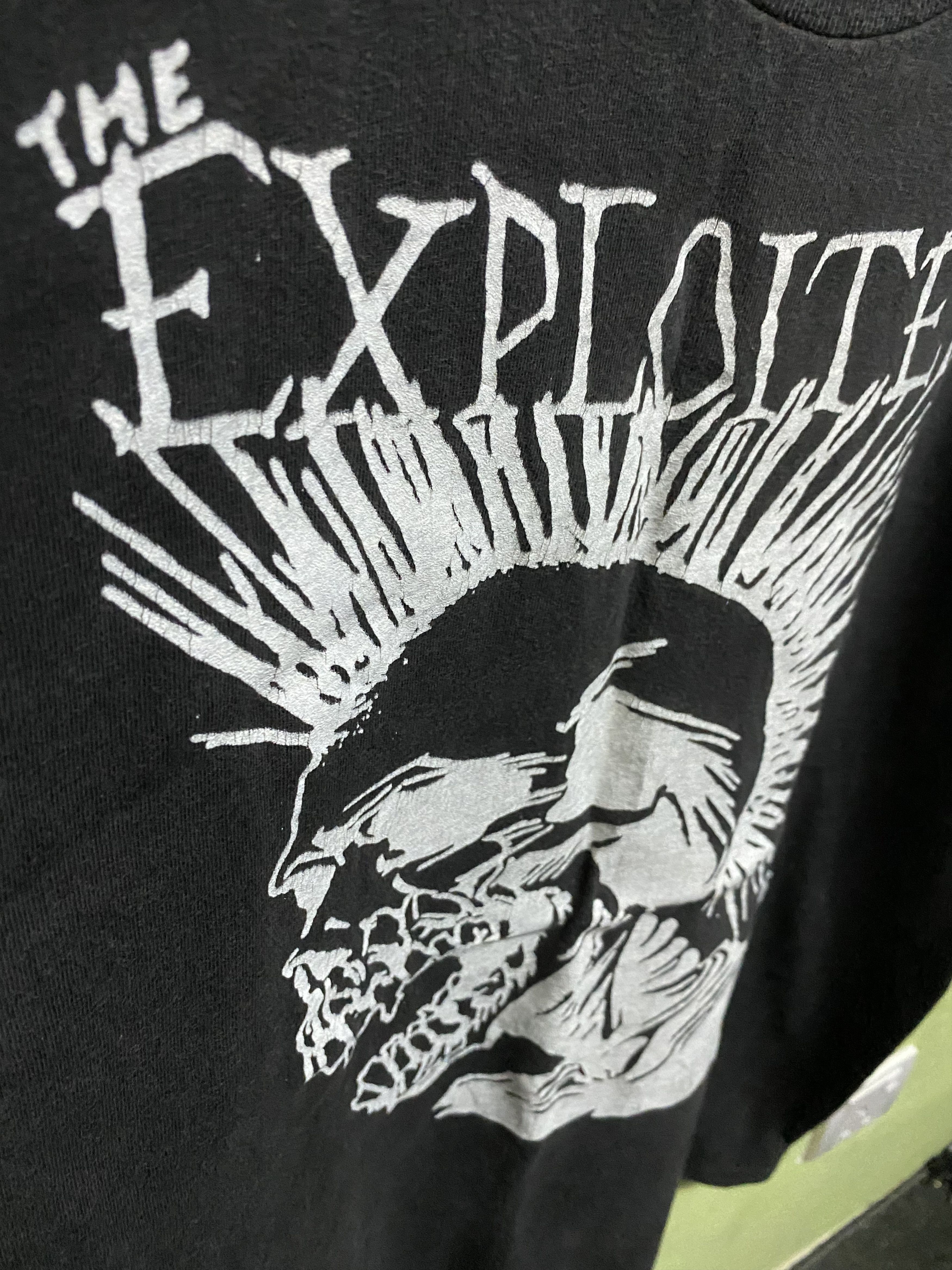 Band Tees × Vintage Vintage The Exploited Punk Thrash Band Skulls Mohawk Tshirt Size US L / EU 52-54 / 3 - 4 Thumbnail
