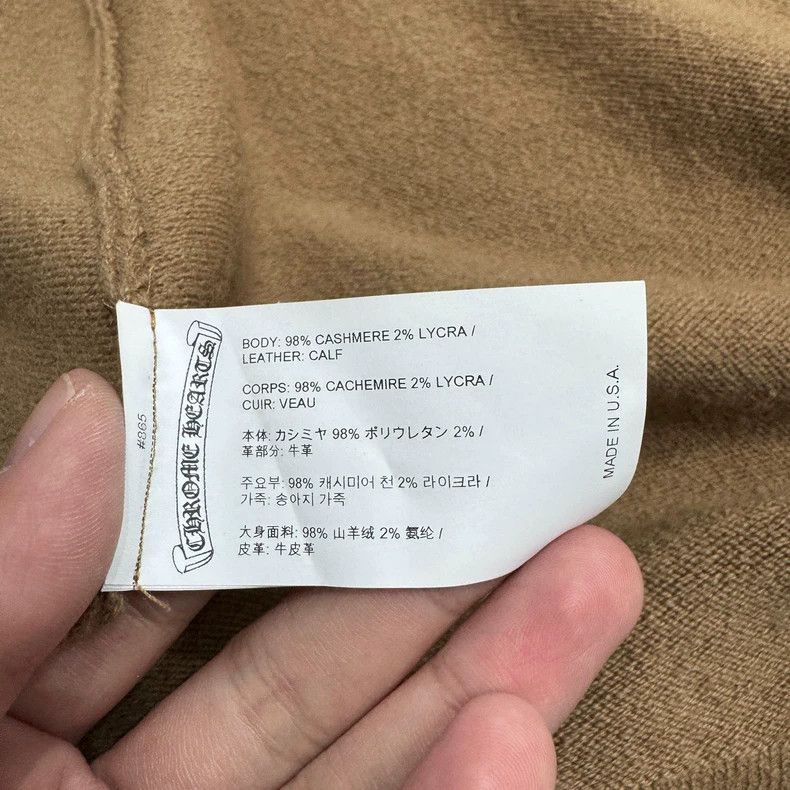 Chrome Hearts Chrome Hearts Parched cashmere cardigan sweater Size US L / EU 52-54 / 3 - 3 Thumbnail