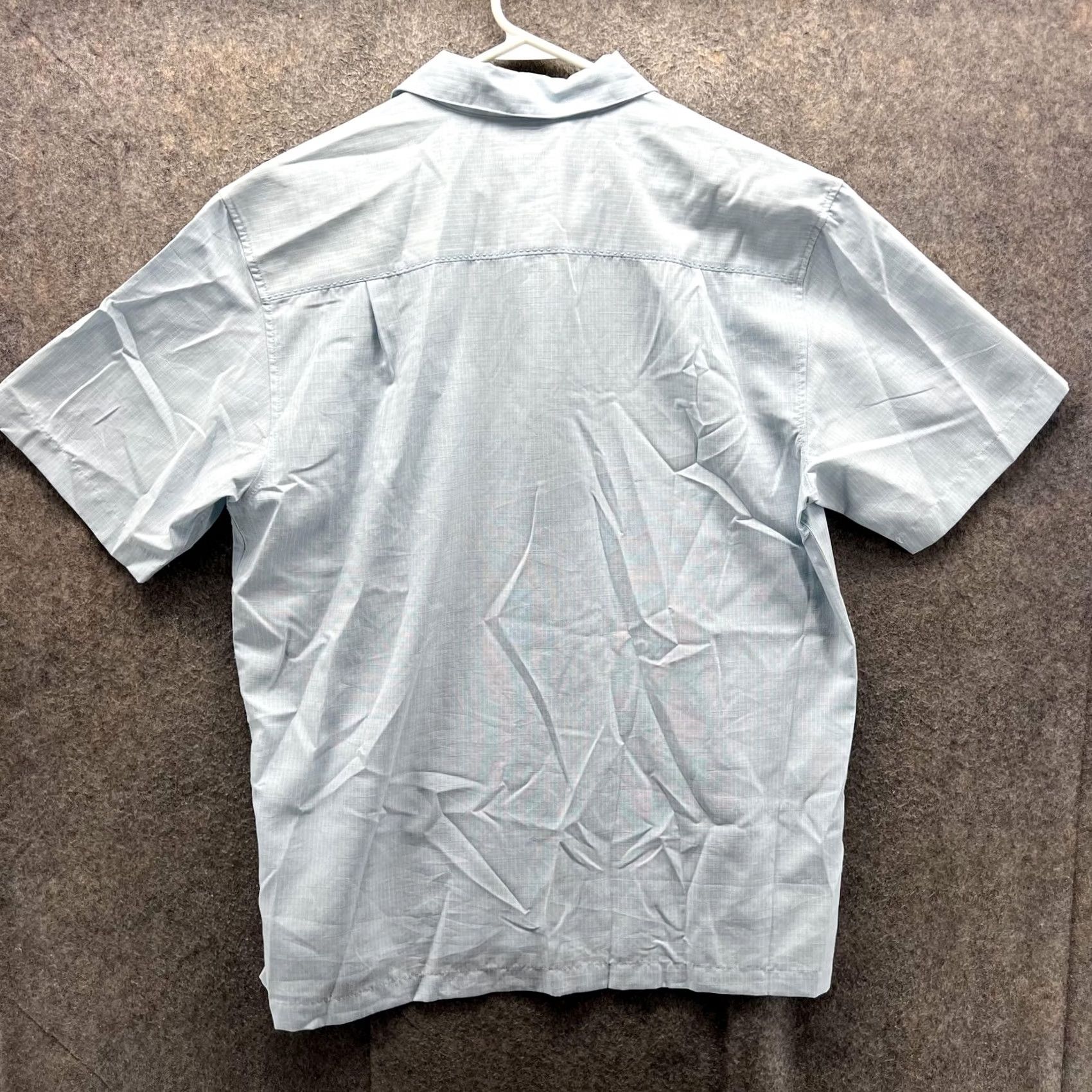 Quiksilver Quiksilver Waterman Shirt Mens Large Light Blue Short Sleeve Button Casual Size US L / EU 52-54 / 3 - 2 Thumbnail