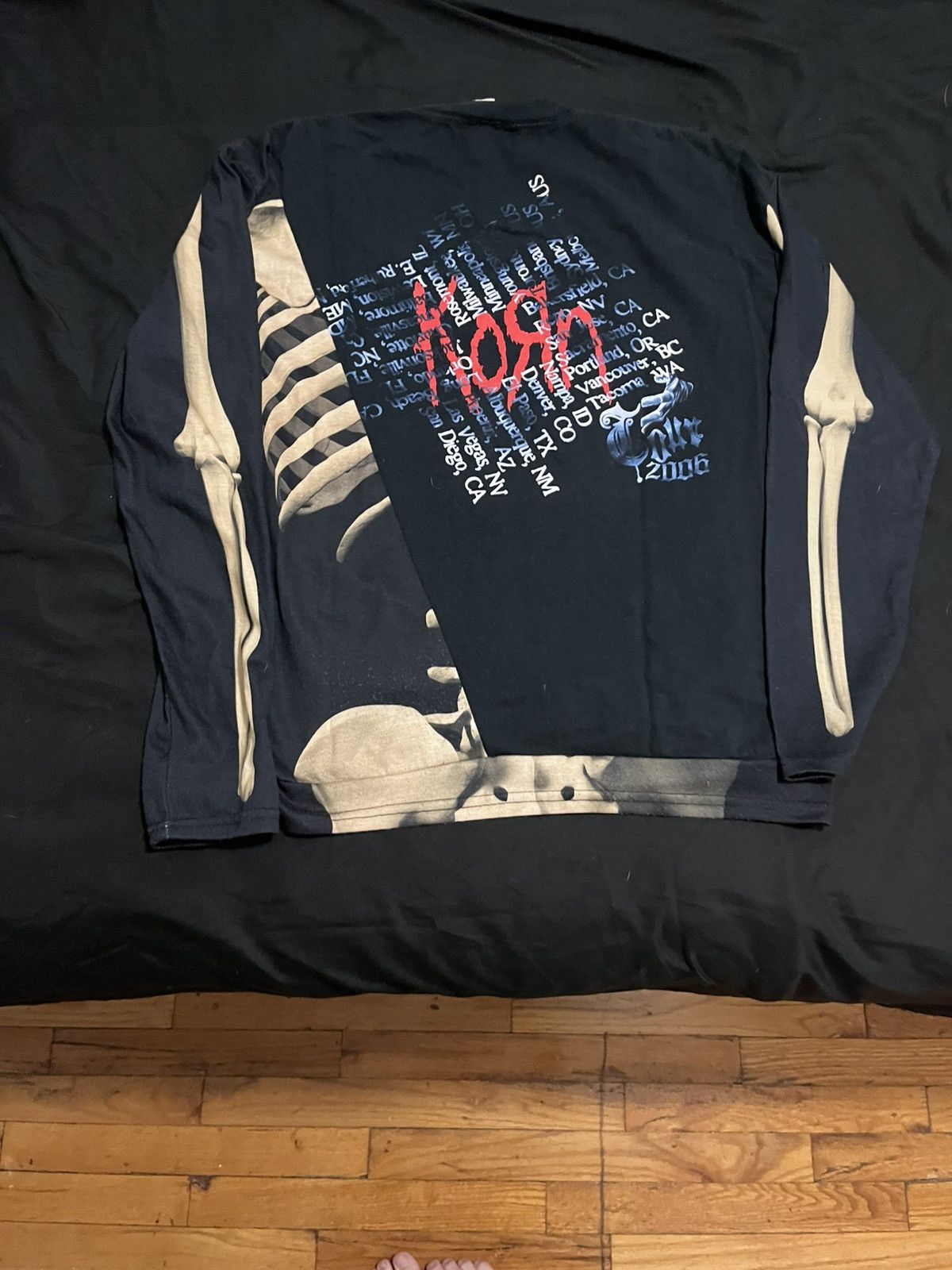 Disco Inferno Disco inferno korn skeleton long sleeve tee Size US M / EU 48-50 / 2 - 8 Thumbnail