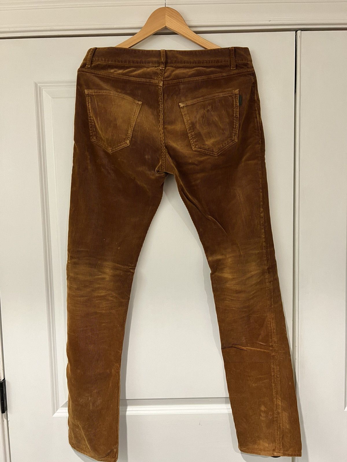 Saint Laurent Paris *RARE* FW18 Gold Corduroy Pants 31 Hedi Slimane Cords Hedi Size US 31 - 3 Thumbnail