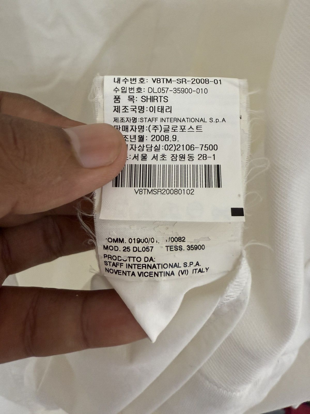 Vivienne Westwood VIVIENNE WESTWOOD MAN ASYMETRIC SHIRT WHITE MADE IN ITALY Size US M / EU 48-50 / 2 - 9 Thumbnail