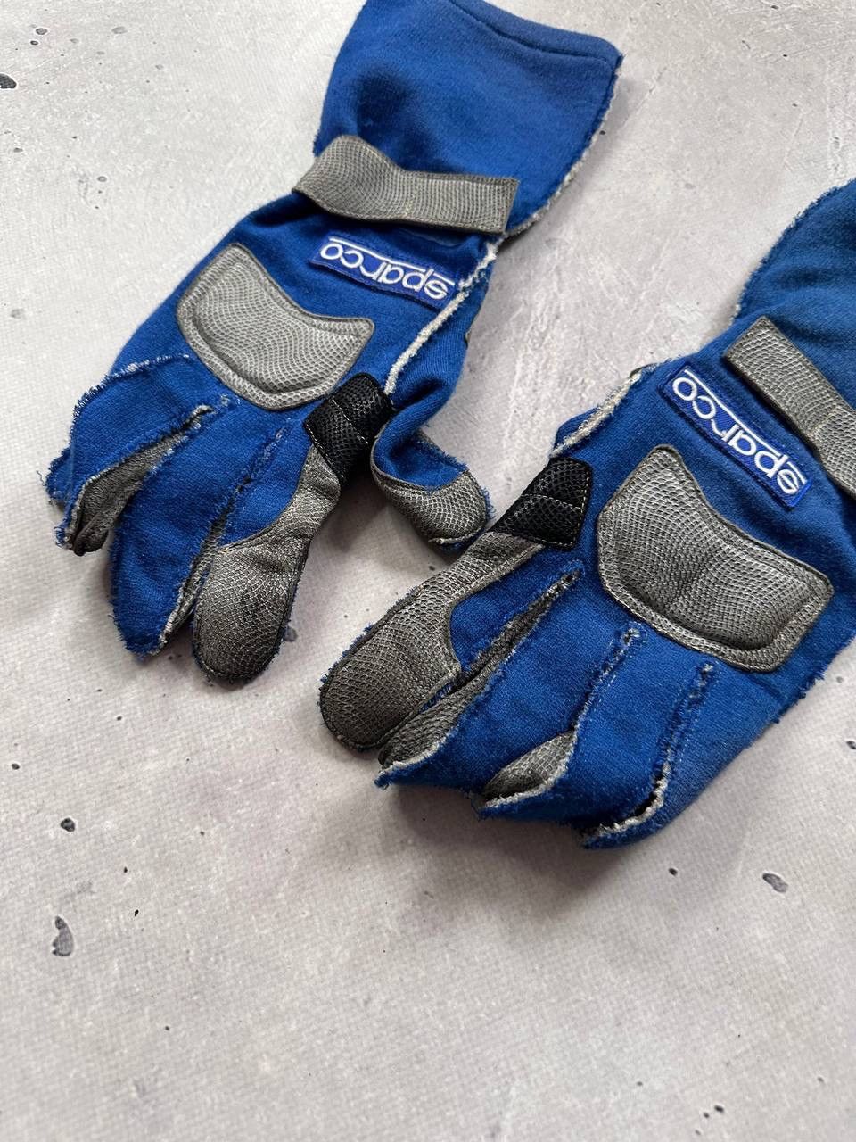 NASCAR × Vintage Sparco Vintage Racing Gloves Size ONE SIZE - 4 Thumbnail