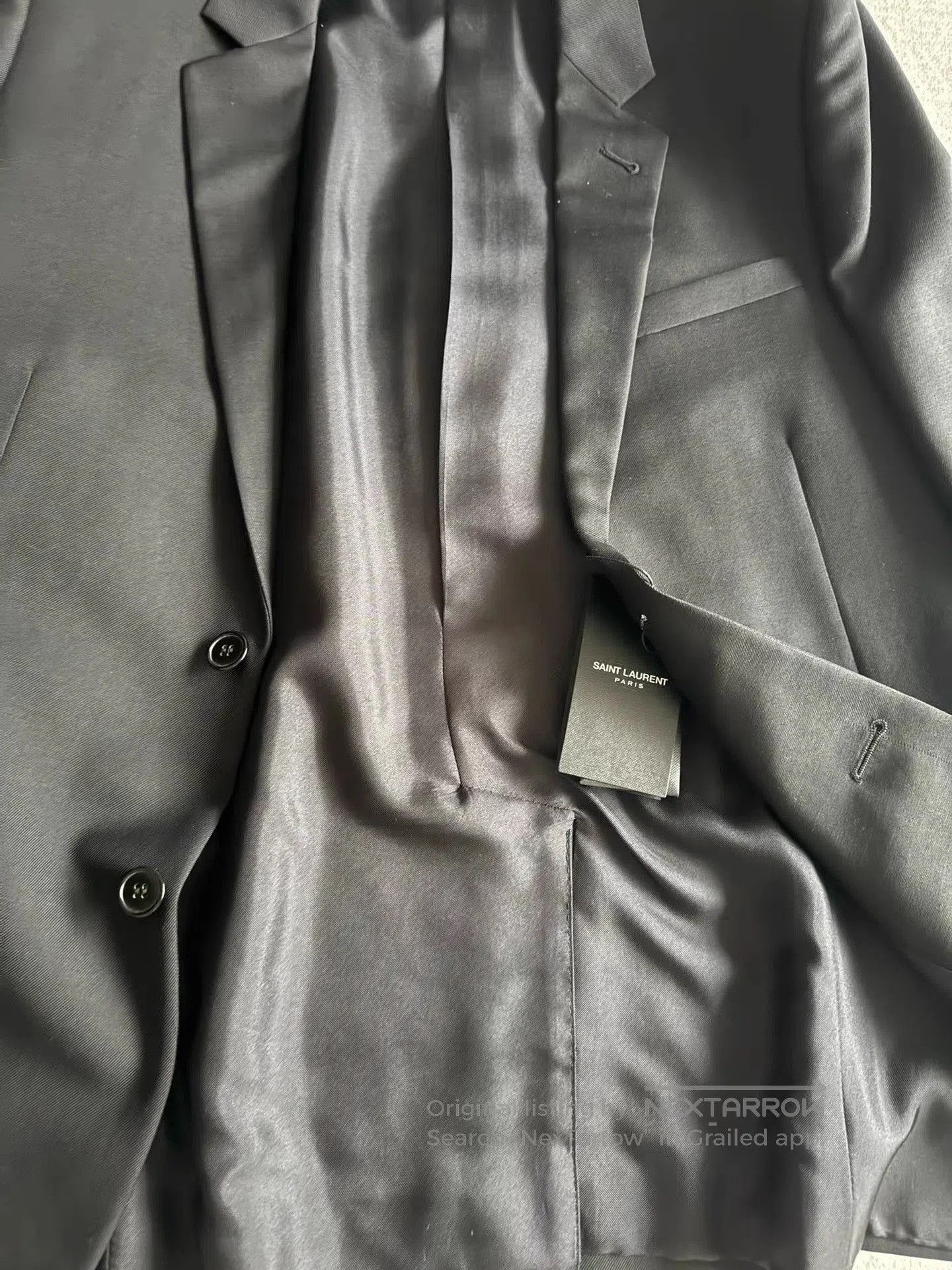 Saint Laurent Paris Black Single-Breasted Blazer. Size US M / EU 48-50 / 2 - 9 Thumbnail