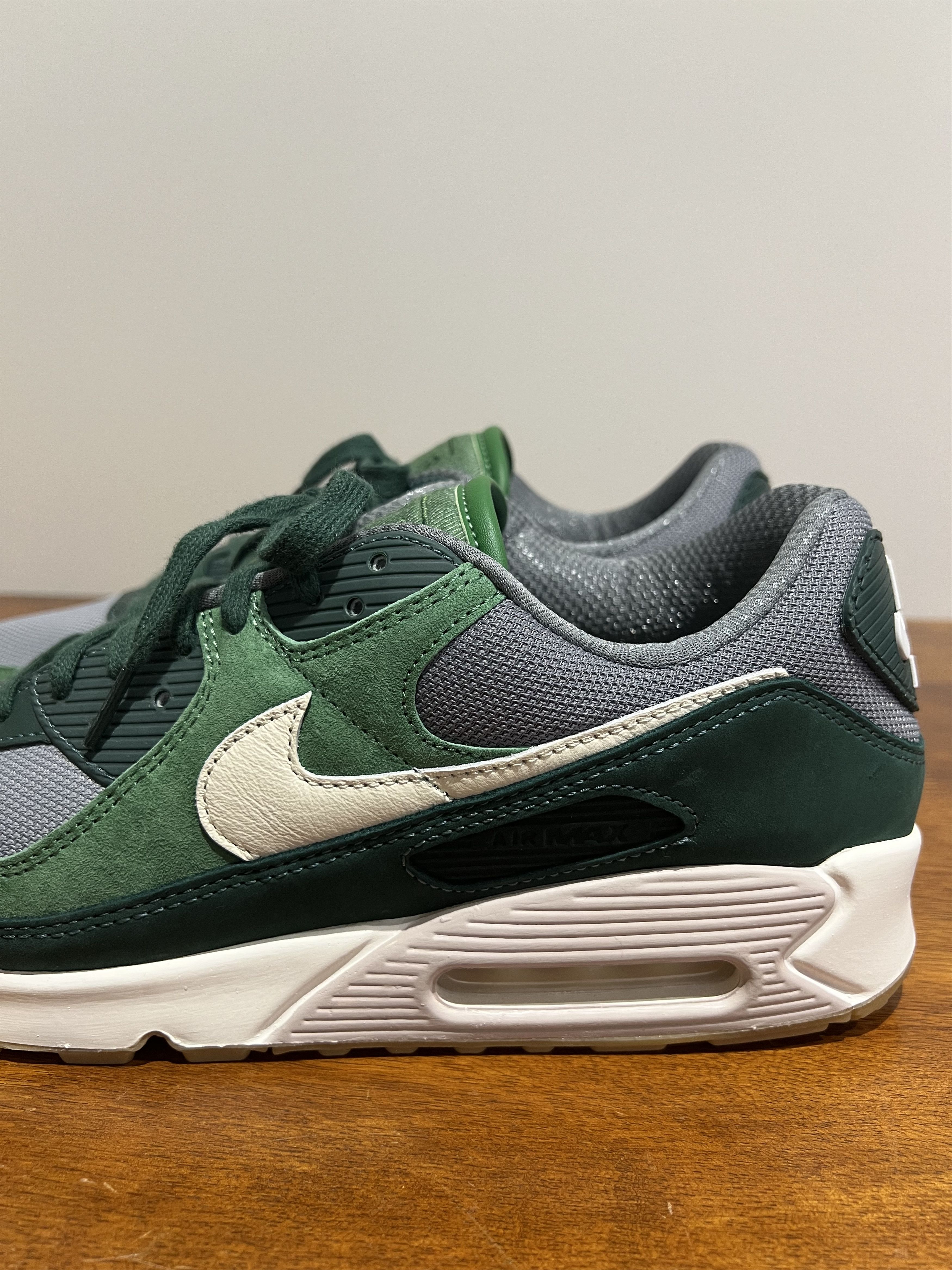 Nike 💚 2022 Nike Air Max 90 PRM Pro Green/Pale Ivory US 13 NEW Size US 13 / EU 46 - 10 Thumbnail