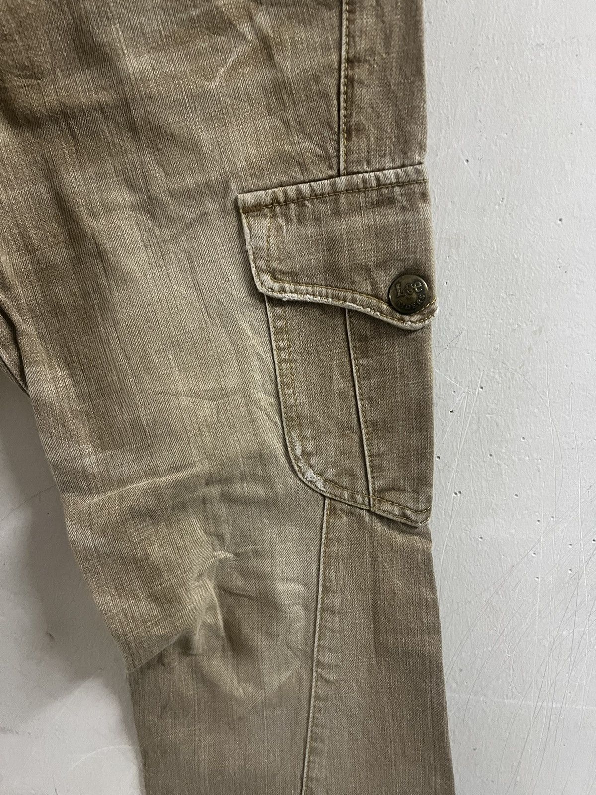 Other FLARED🔥LEE CARGO DISTRESSED DENIM PANT Size US 30 / EU 46 - 6 Thumbnail