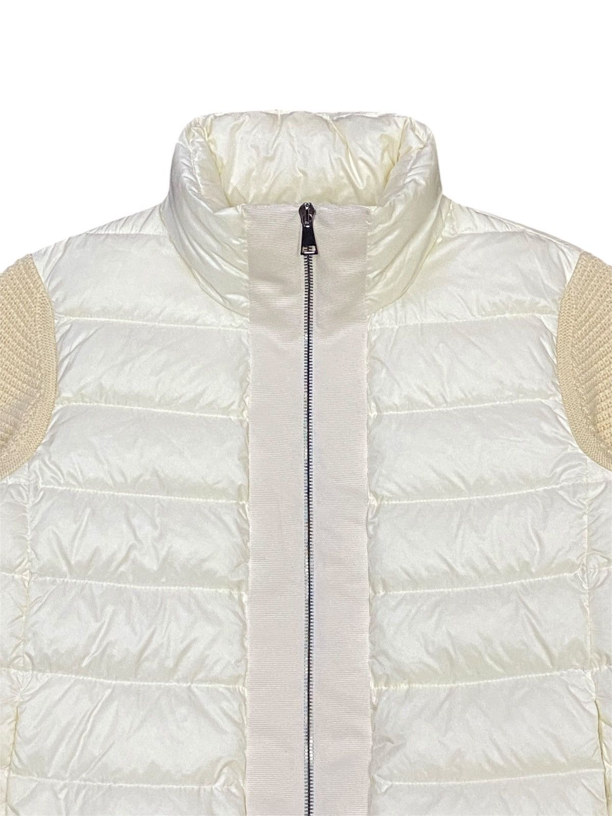 Moncler Moncler Knit Wool Sleeves Puffer Jacket Size S / US 4 / IT 40 - 7 Thumbnail