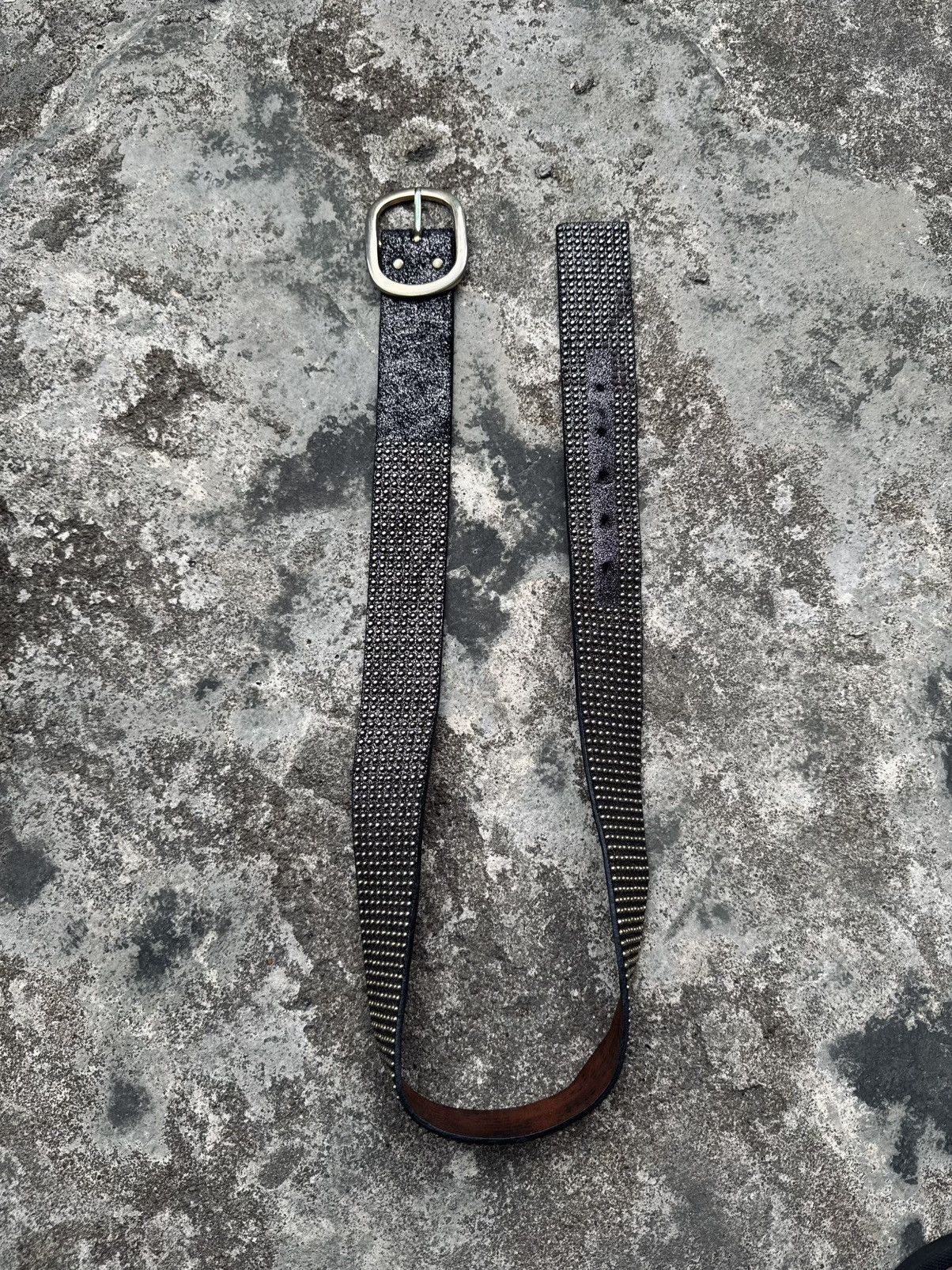 Hysteric Glamour Leather Belt Studded Japanese Styled Size ONE SIZE - 8 Thumbnail