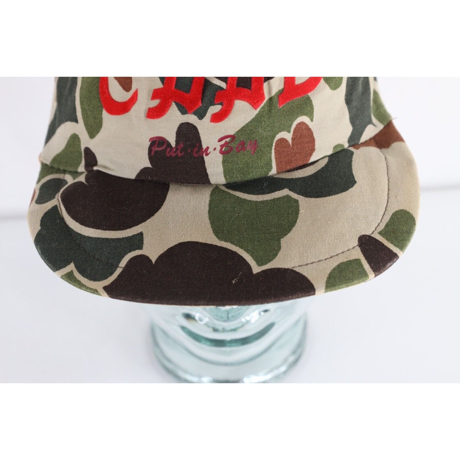Vintage Vintage 70s 80s Frogskin Camouflage Military Style Hat Size ONE SIZE - 3 Thumbnail
