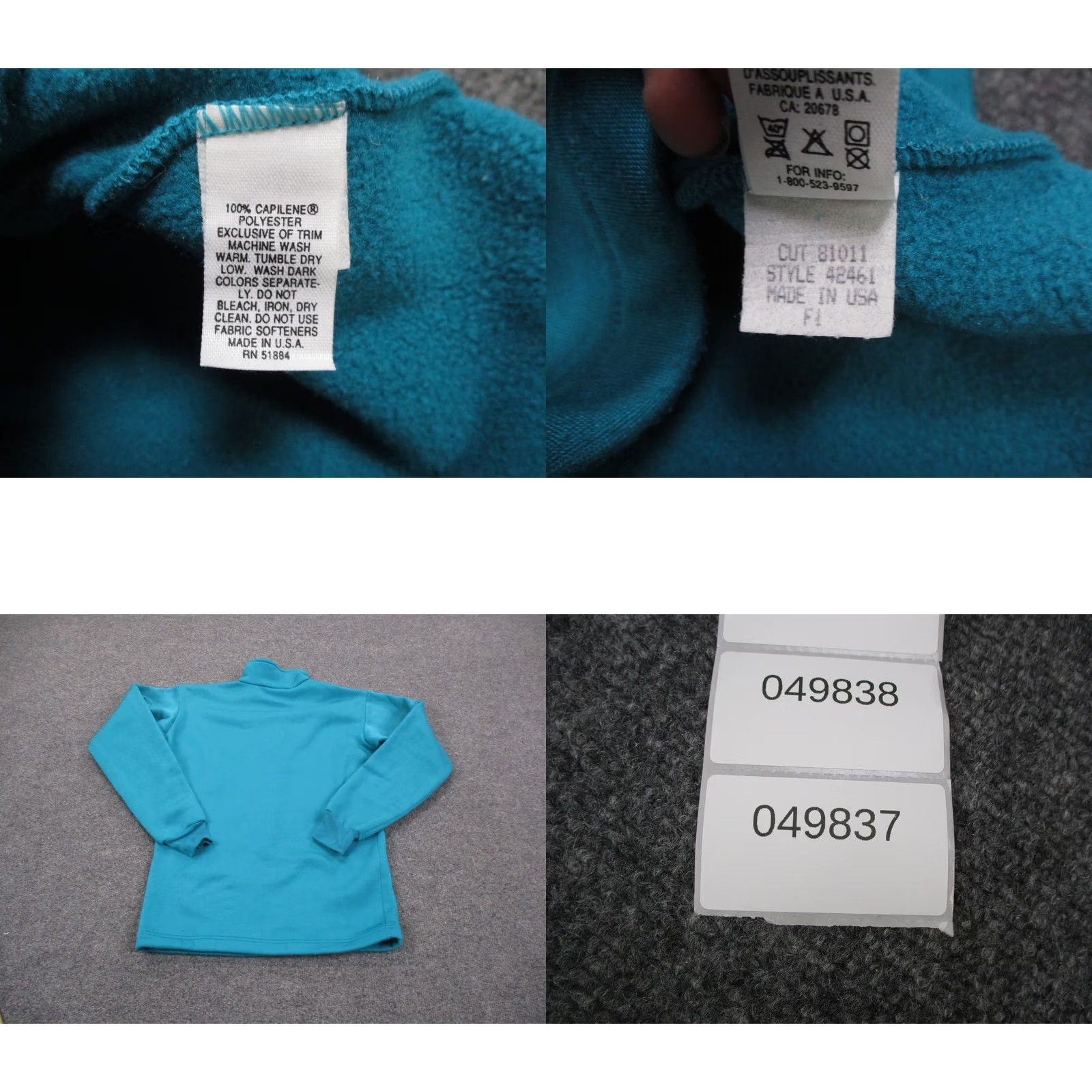 Patagonia VINTAGE Patagonia Sweater Womens S Blue Jacket Capilene USA Made Outdoors 90s Size S / US 4 / IT 40 - 8 Thumbnail