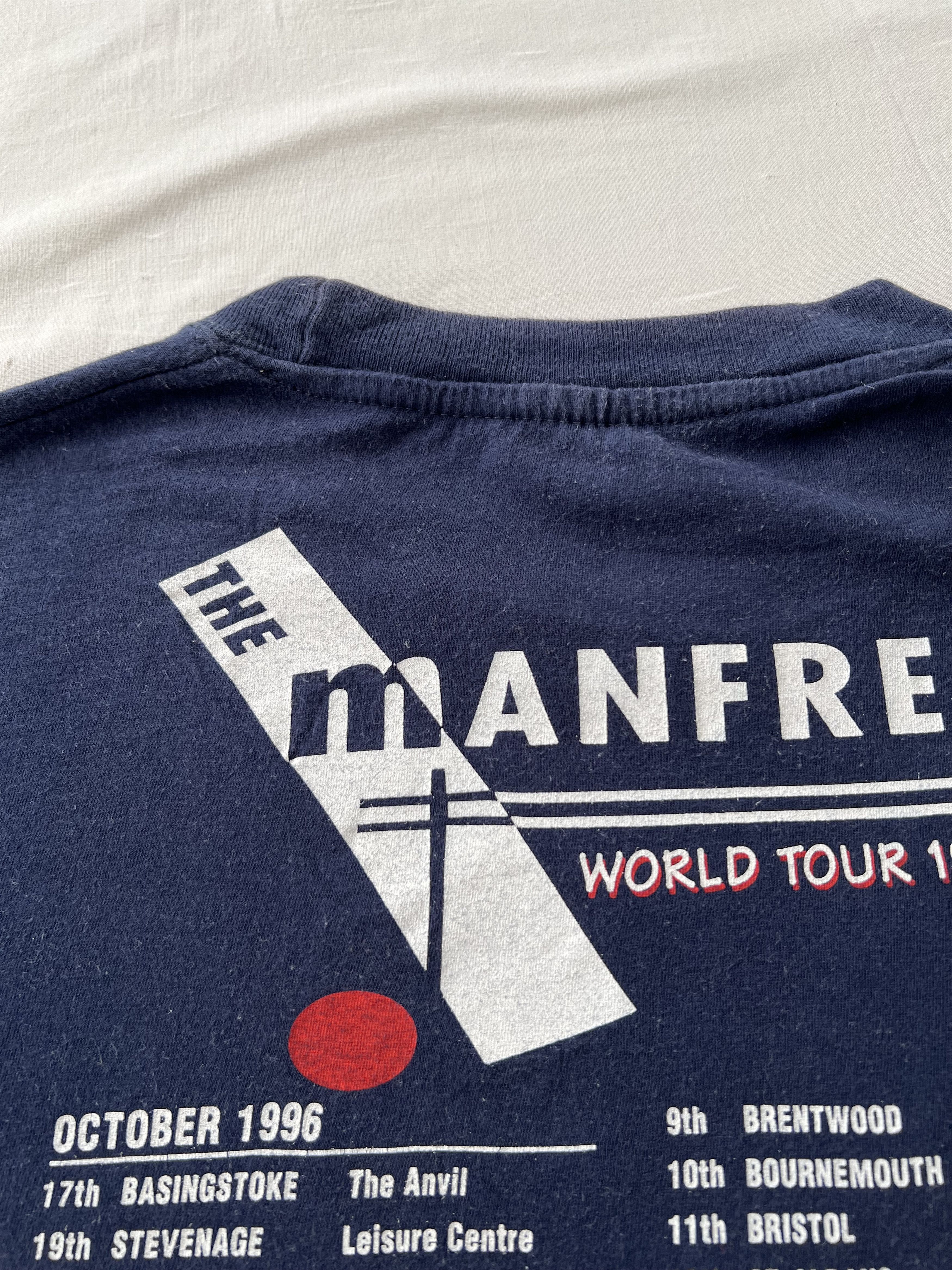 Band Tees Vintage 90s The Manfreds World Tour 1996/1997 Pop Band Tee Size US XL / EU 56 / 4 - 18 Thumbnail