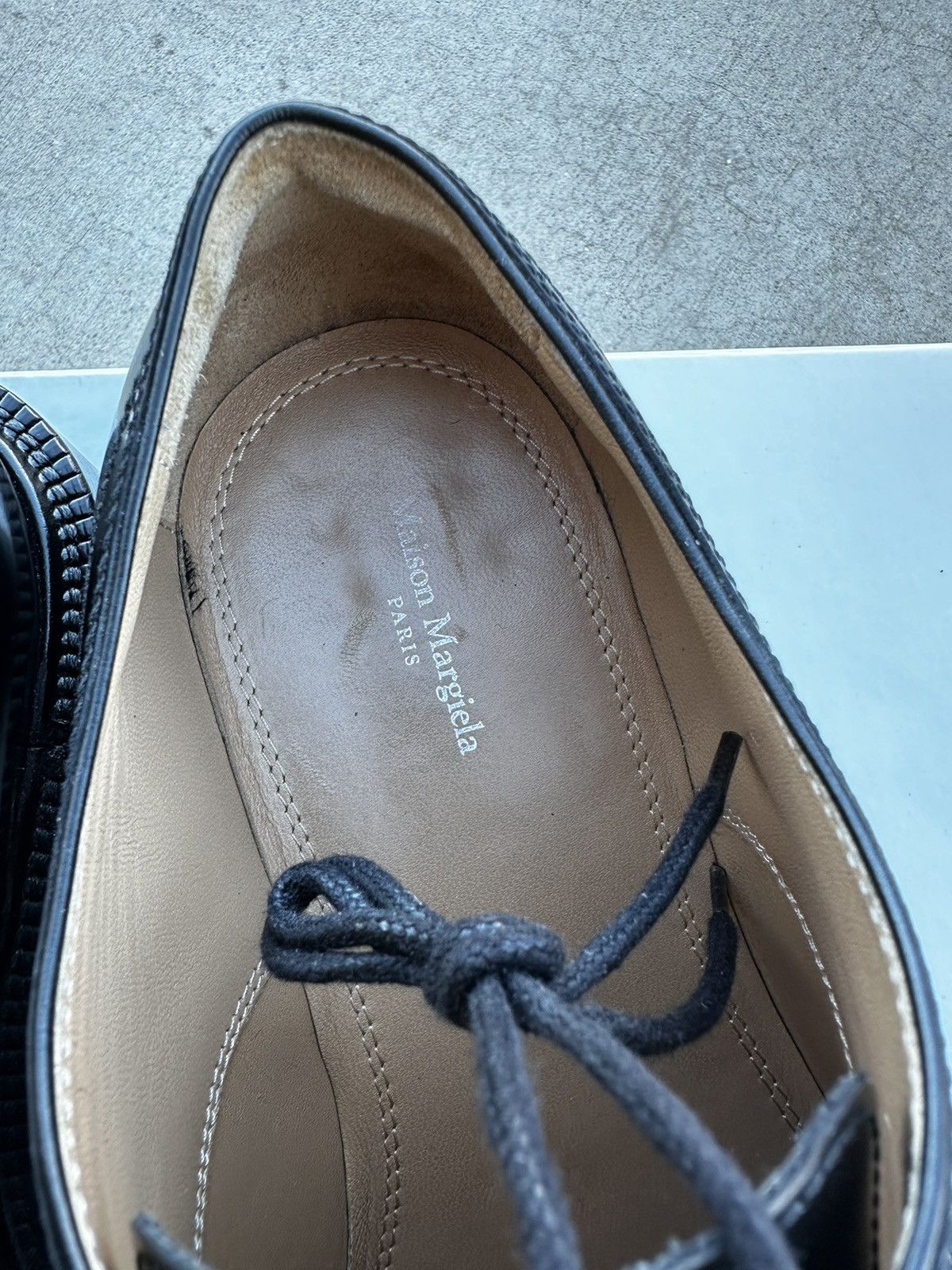 Maison Margiela Maison Margiela Tabi lace-up derby shoes Size US 8 / EU 41 - 5 Thumbnail
