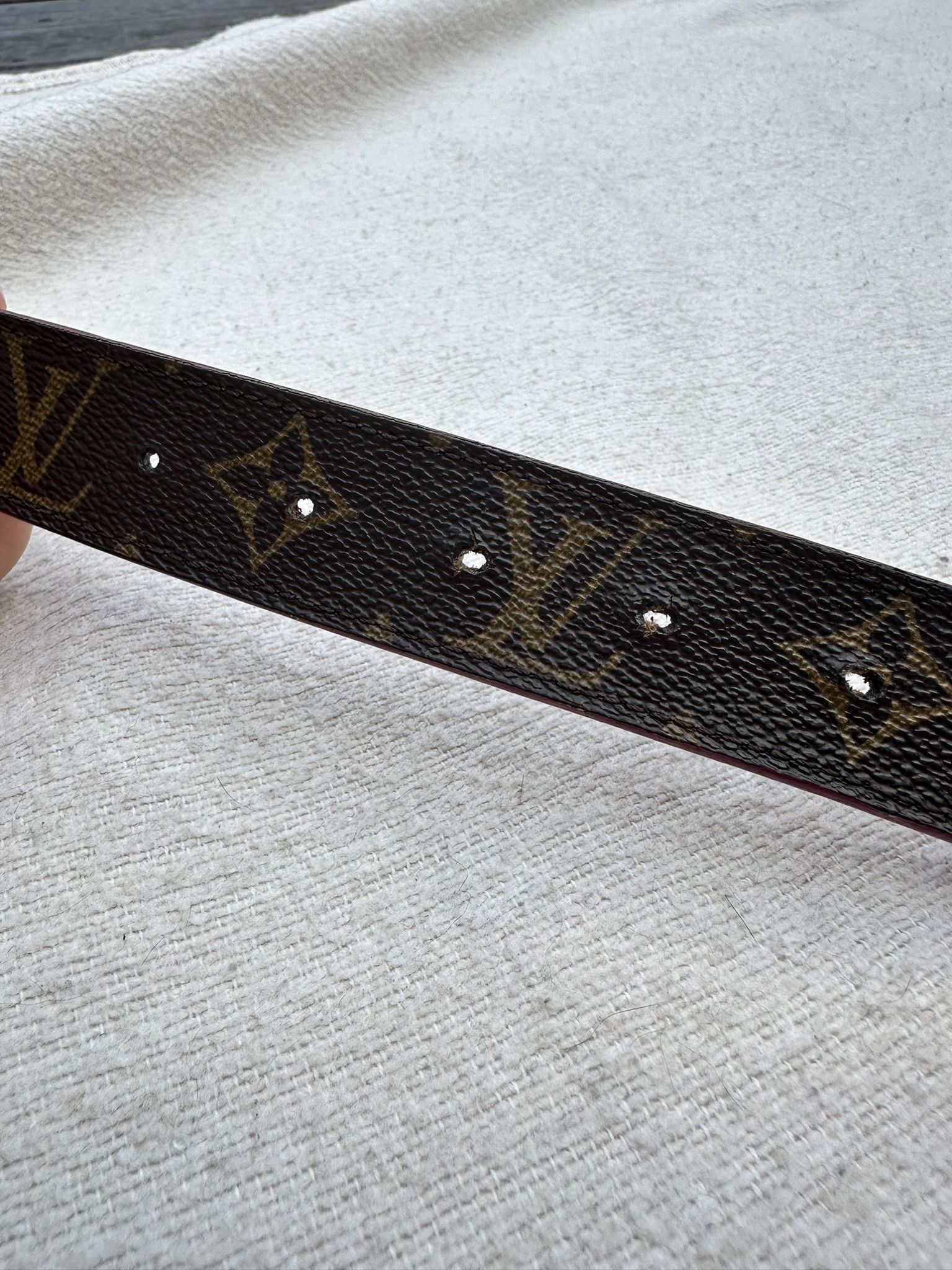 Louis Vuitton Louis Vuitton Belt Monogram Reversible Pink and Brown LV Size ONE SIZE - 8 Thumbnail