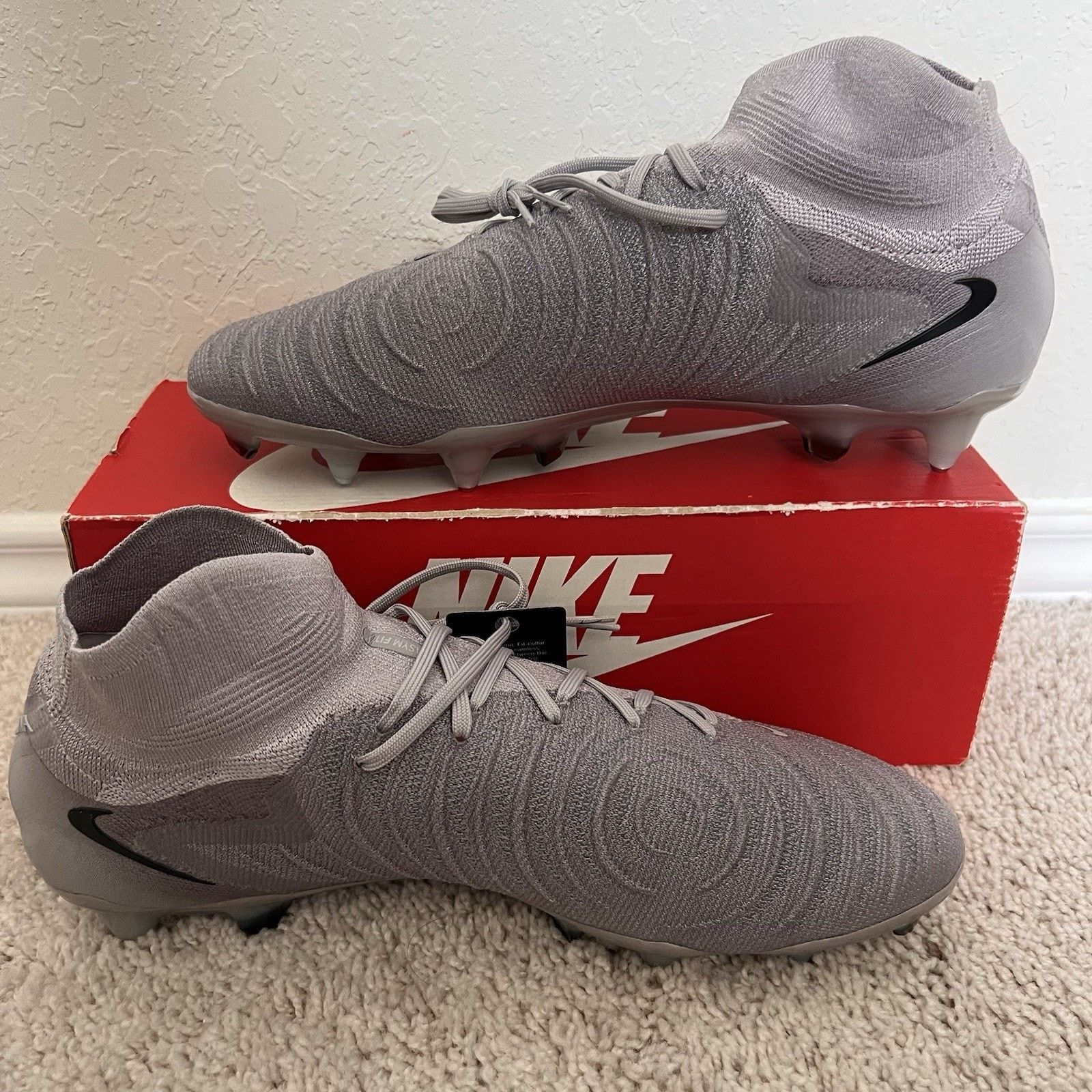 Nike Nike Phantom Luna 2 Elite SG PRO AC Grey Men Size 12 New Size US 12 / EU 45 - 2 Thumbnail