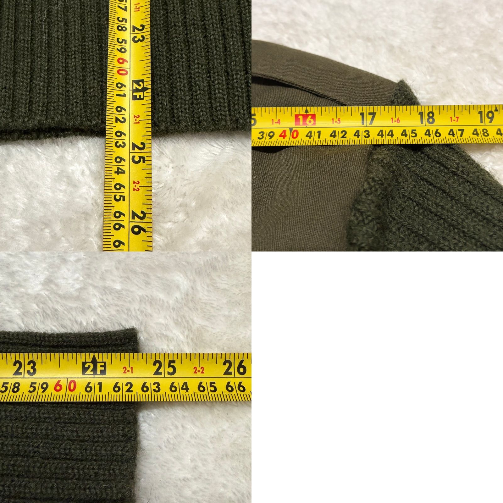 Commando VINTAGE DSPC Sweater Mens 38 Small Green 100% Wool Service Valor US Military Commando Size US S / EU 44-46 / 1 - 8 Thumbnail